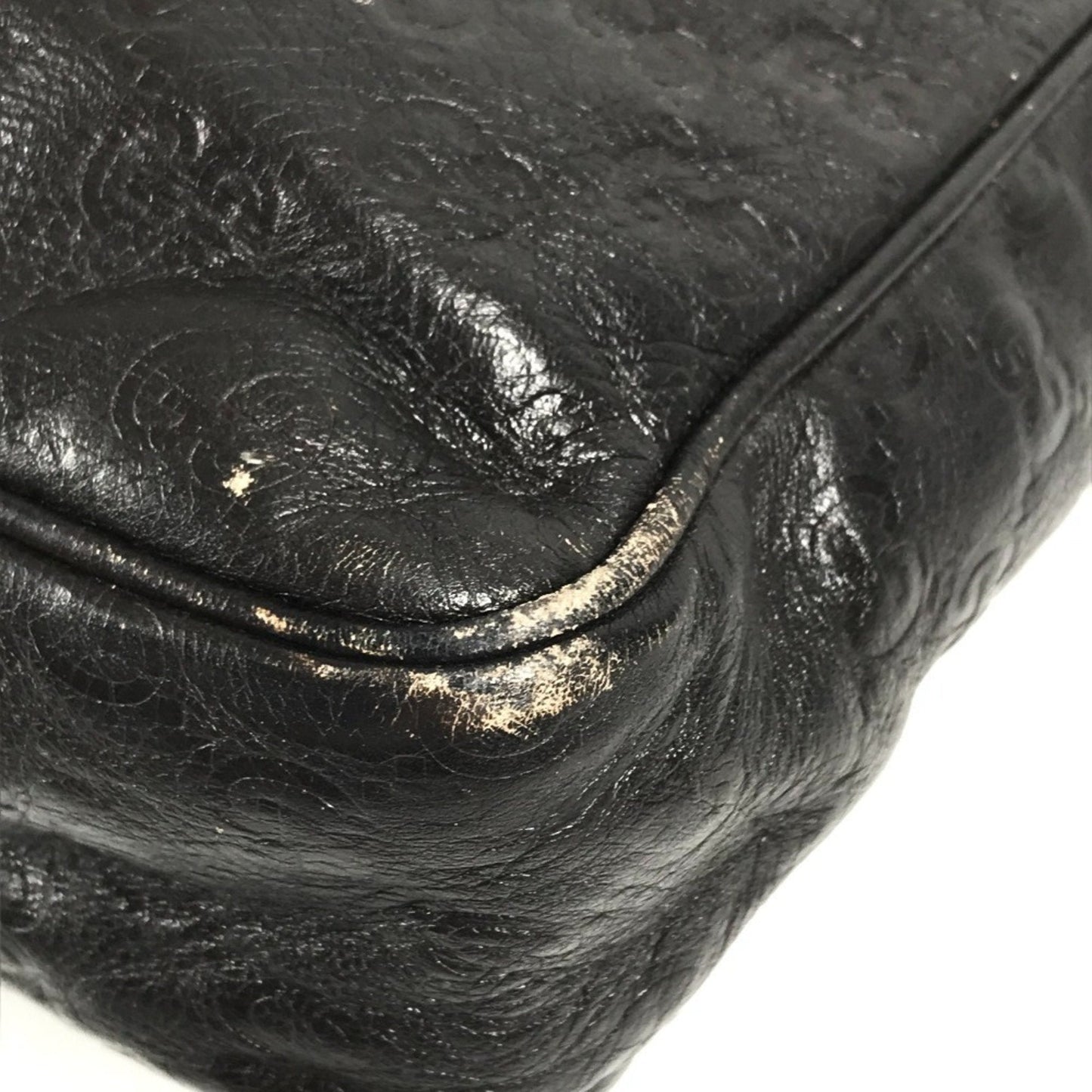 Gucci Brown Leather Pochette Shoulder Bag ( )