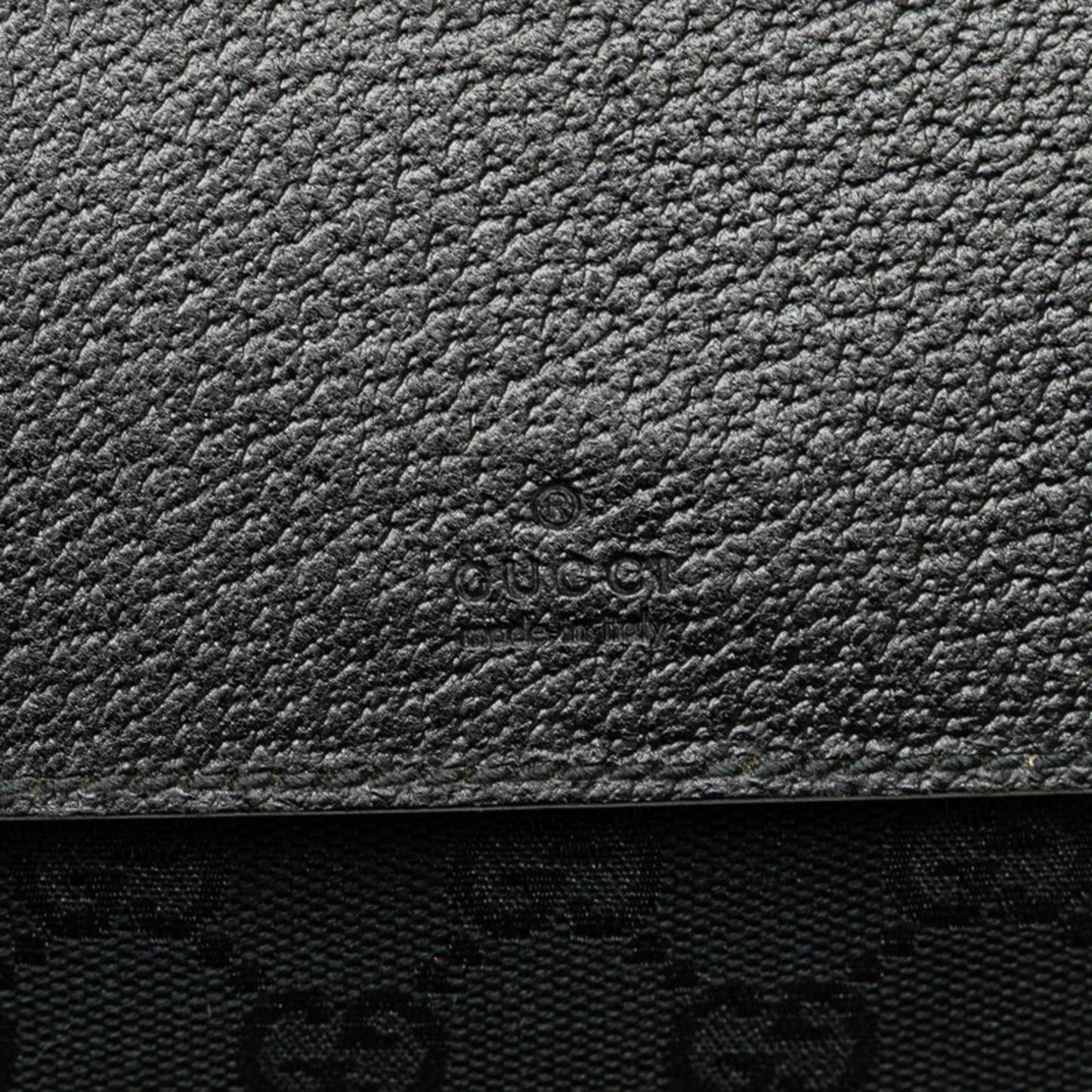 Gucci Black Canvas Leather Fanny Pack ( )