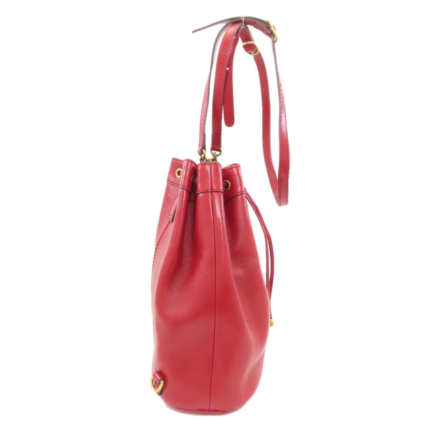 Gucci Red Color Leather Shoulder Bag ( )