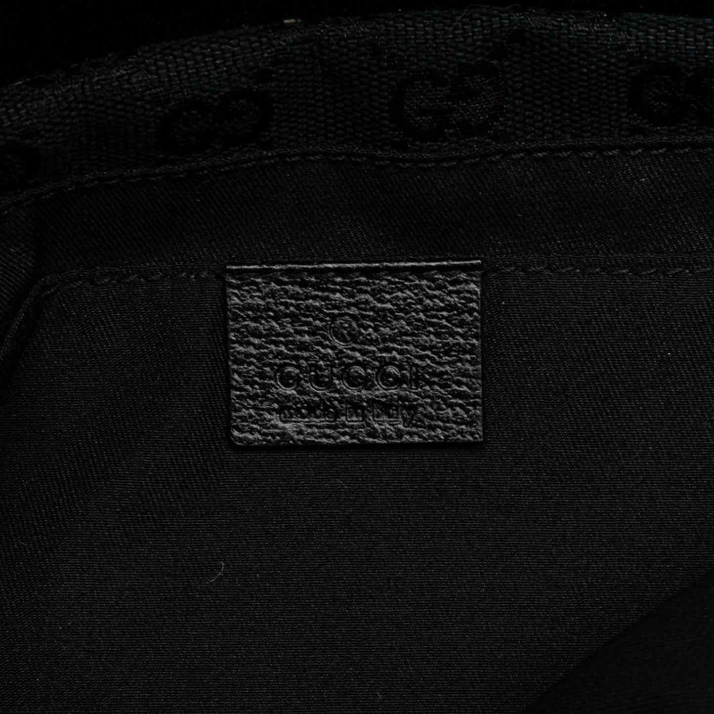 Gucci Black Canvas Leather Fanny Pack ( )