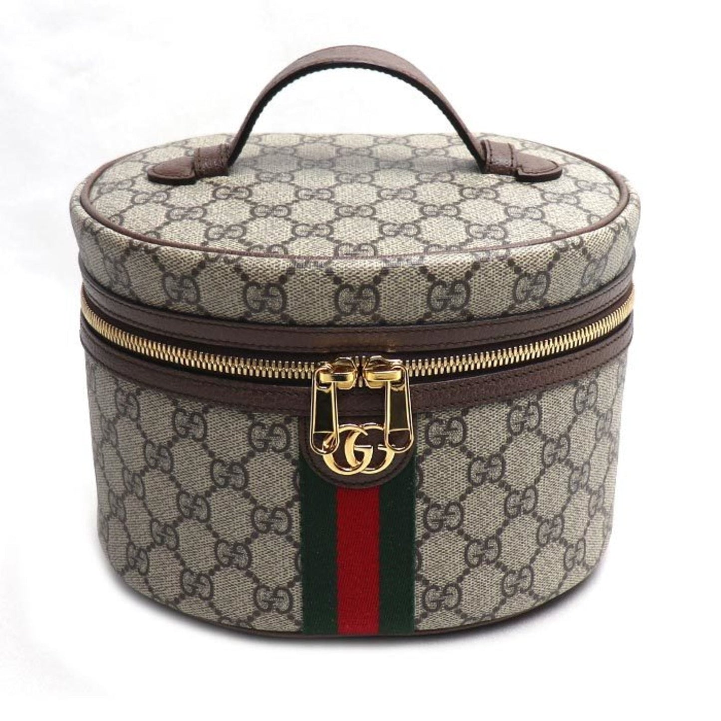 Gucci Beige Brown Gg Supreme Canvas Handbag ( )