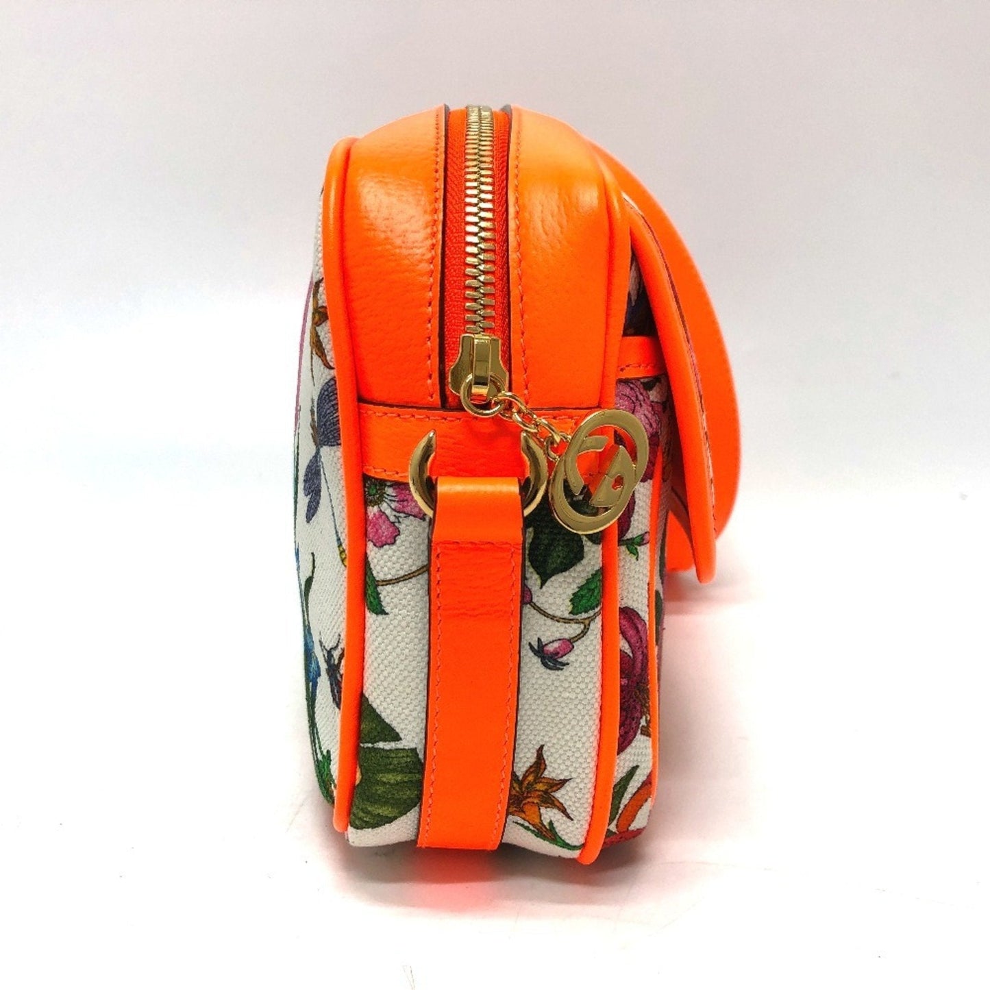 Gucci Multi-Color Canvas Leather Shoulder Bag ( )