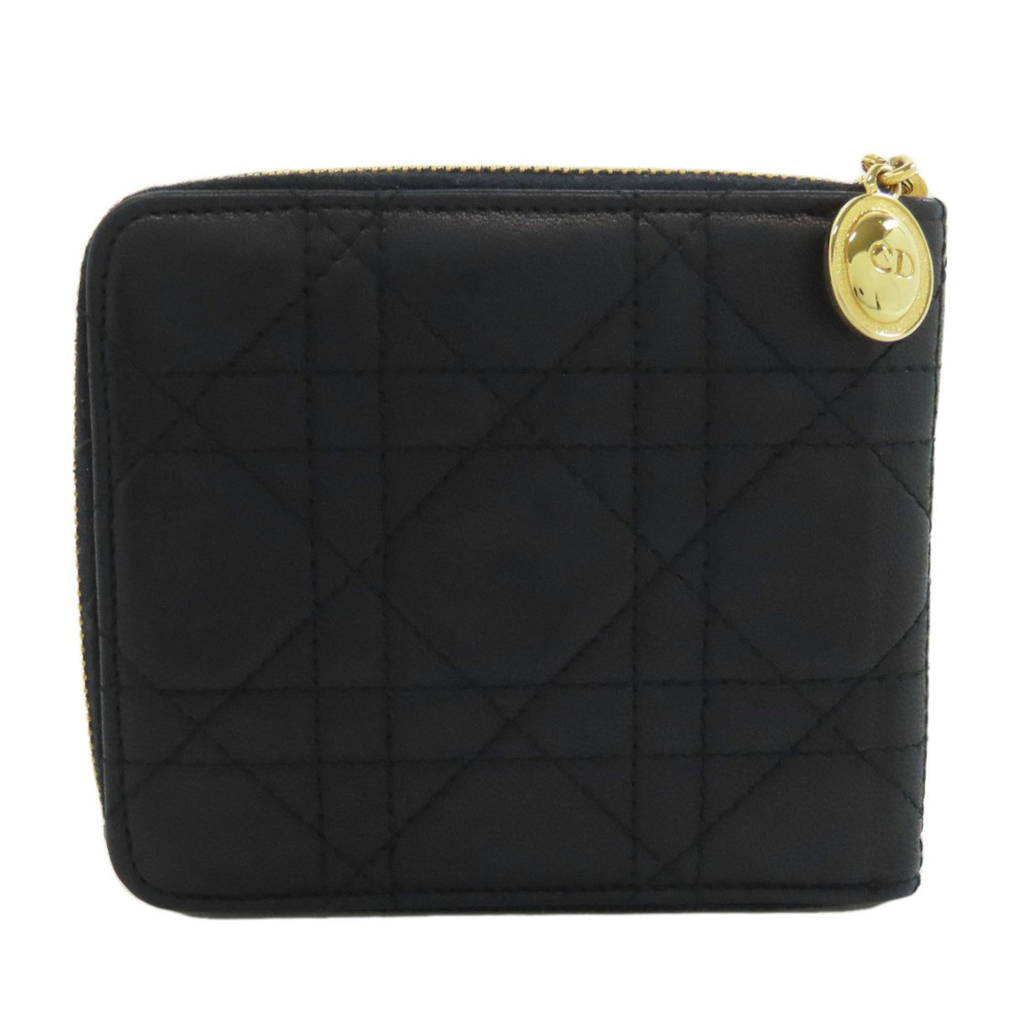 Christian Dior Black Leather Wallet (Bi-Fold) ()