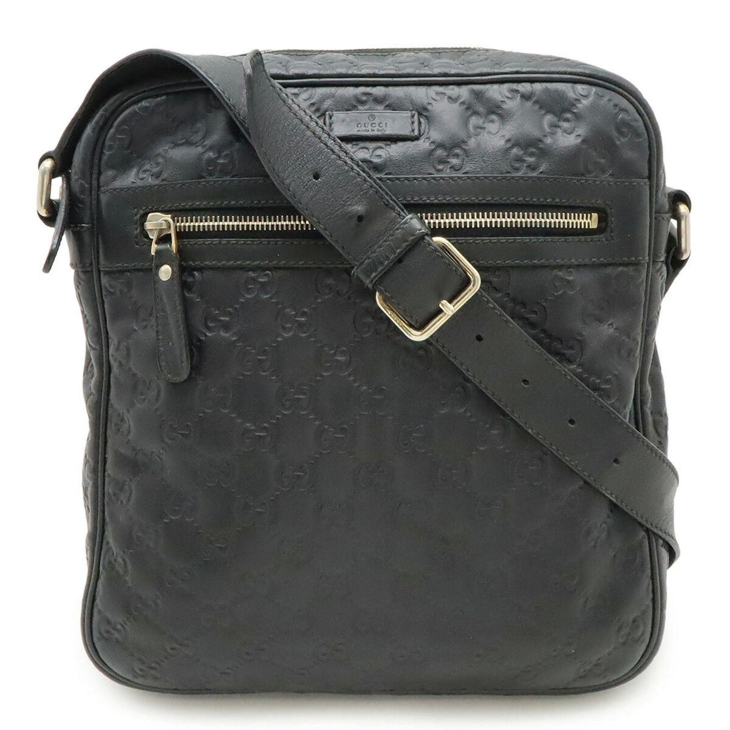 Gucci Black Leather Shoulder Bag ( )