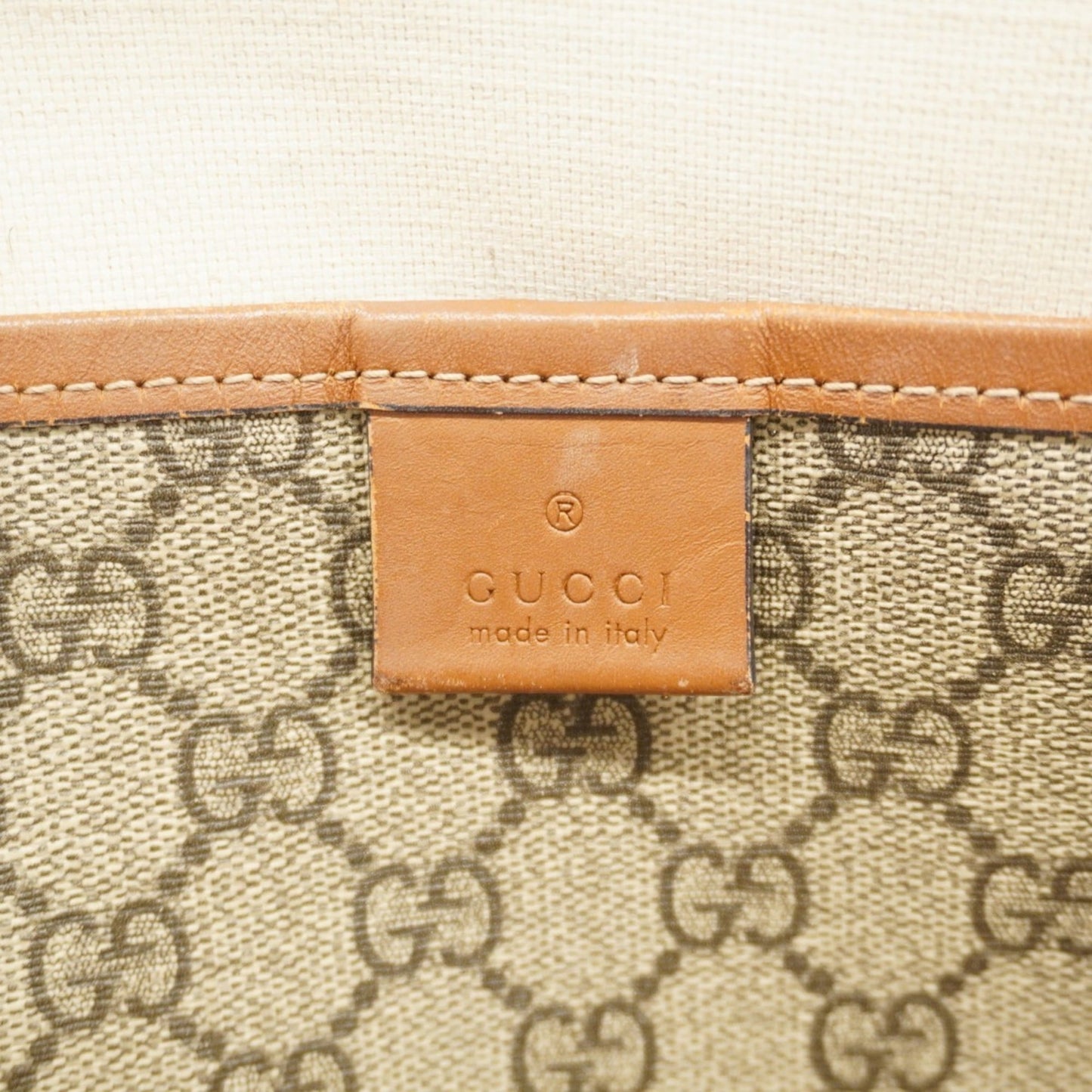 Gucci Brown Pvc Tote Bag ( )