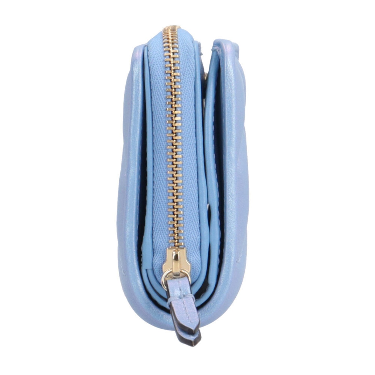 Gucci Blue Quilting Patent Leather Wallet (Bi-Fold) ( )