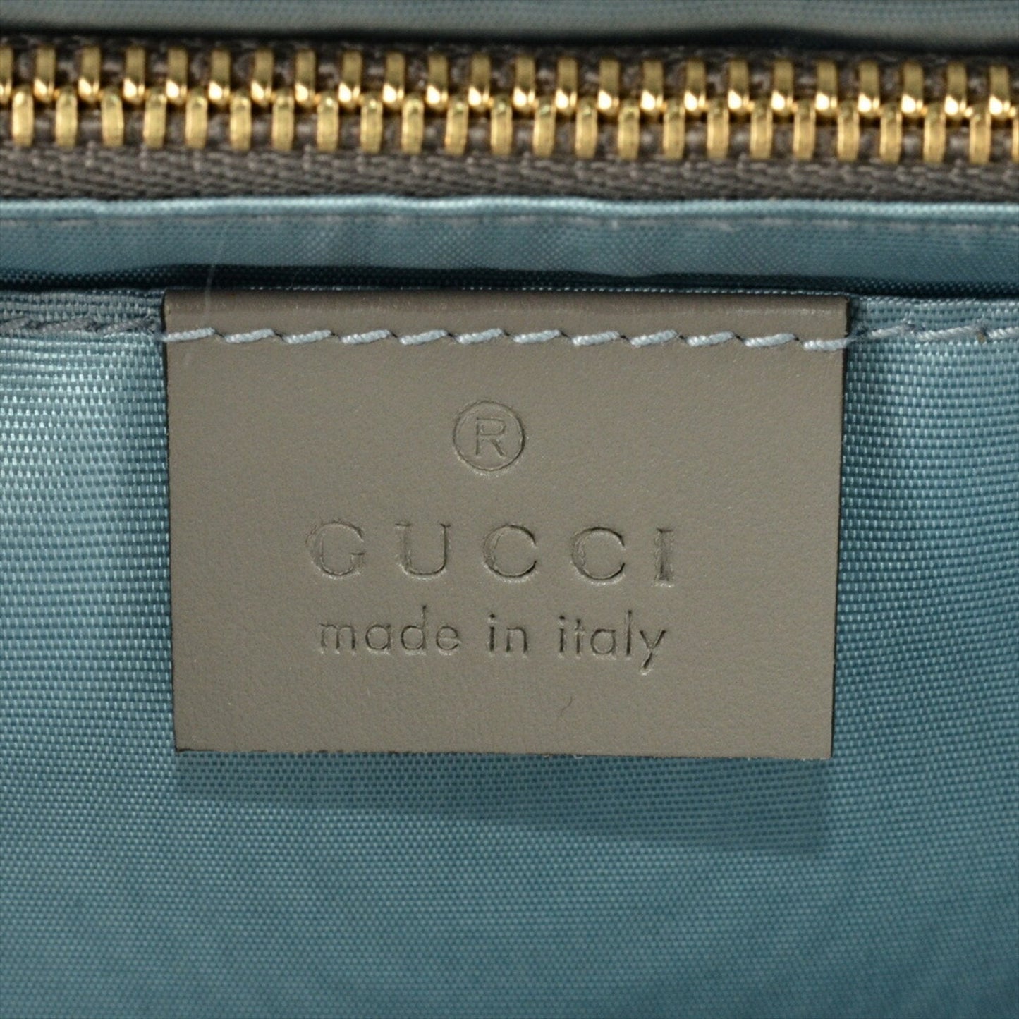 Gucci Gray Leather Shoulder Bag ( )