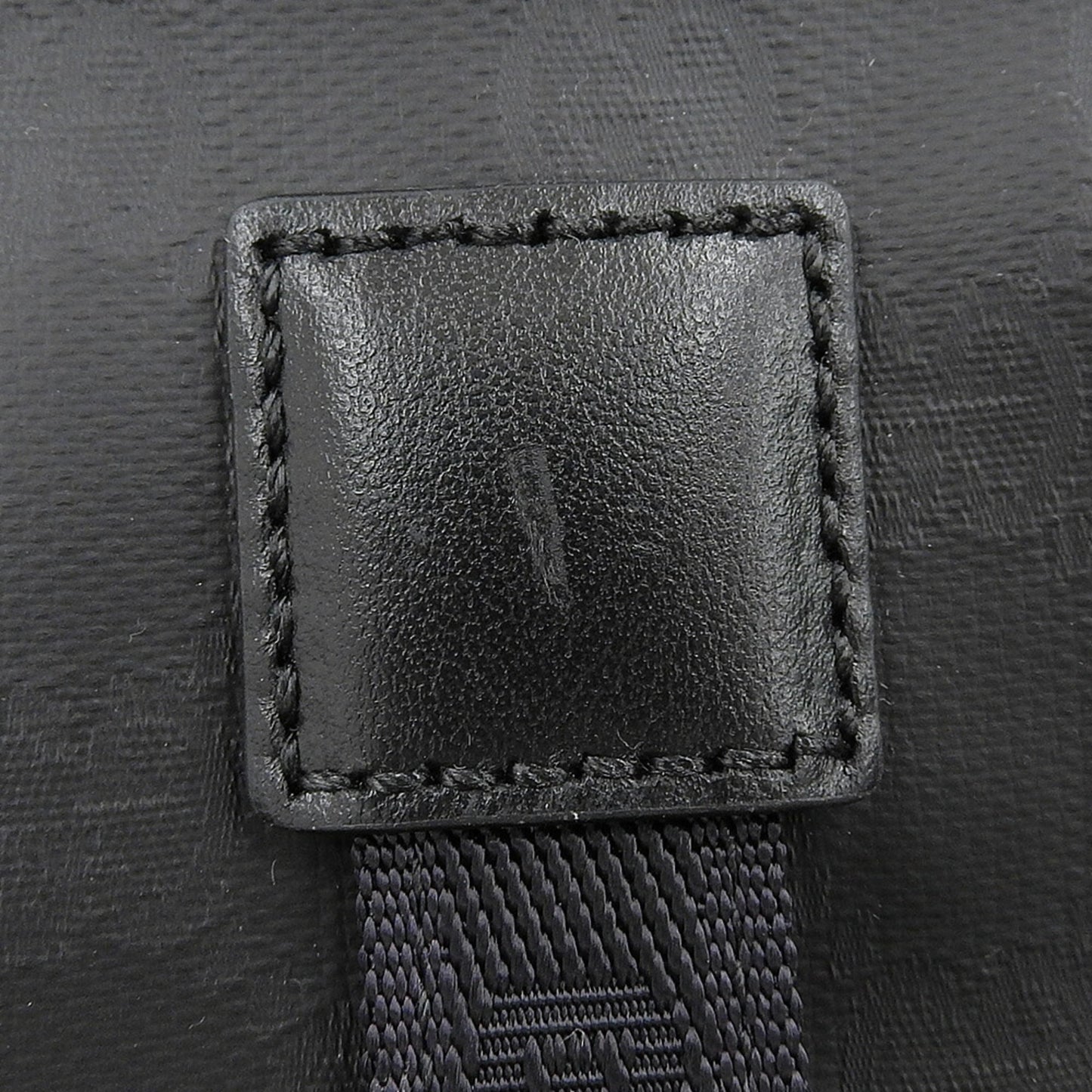 Gucci Black Coated Canvas Backpack ( )