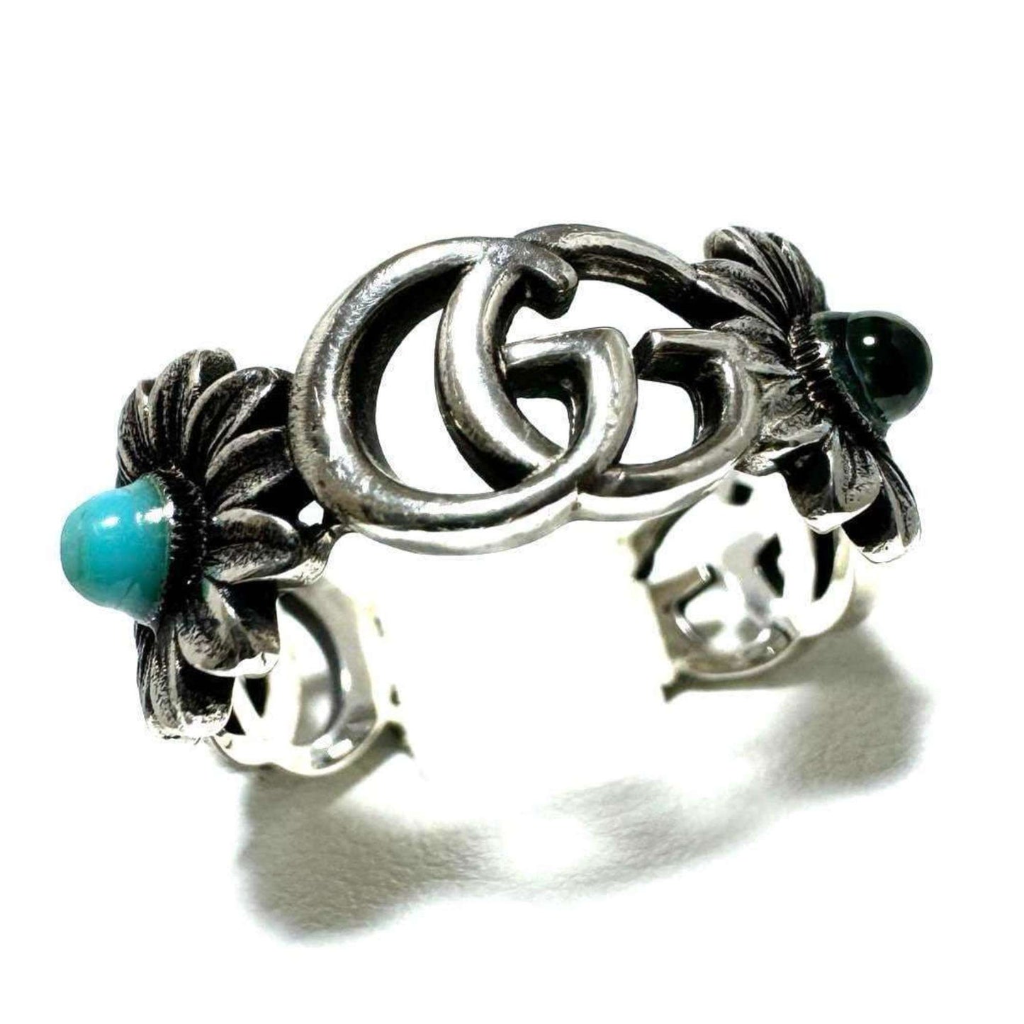 Gucci Silver Resin Silver 925 Band Ring