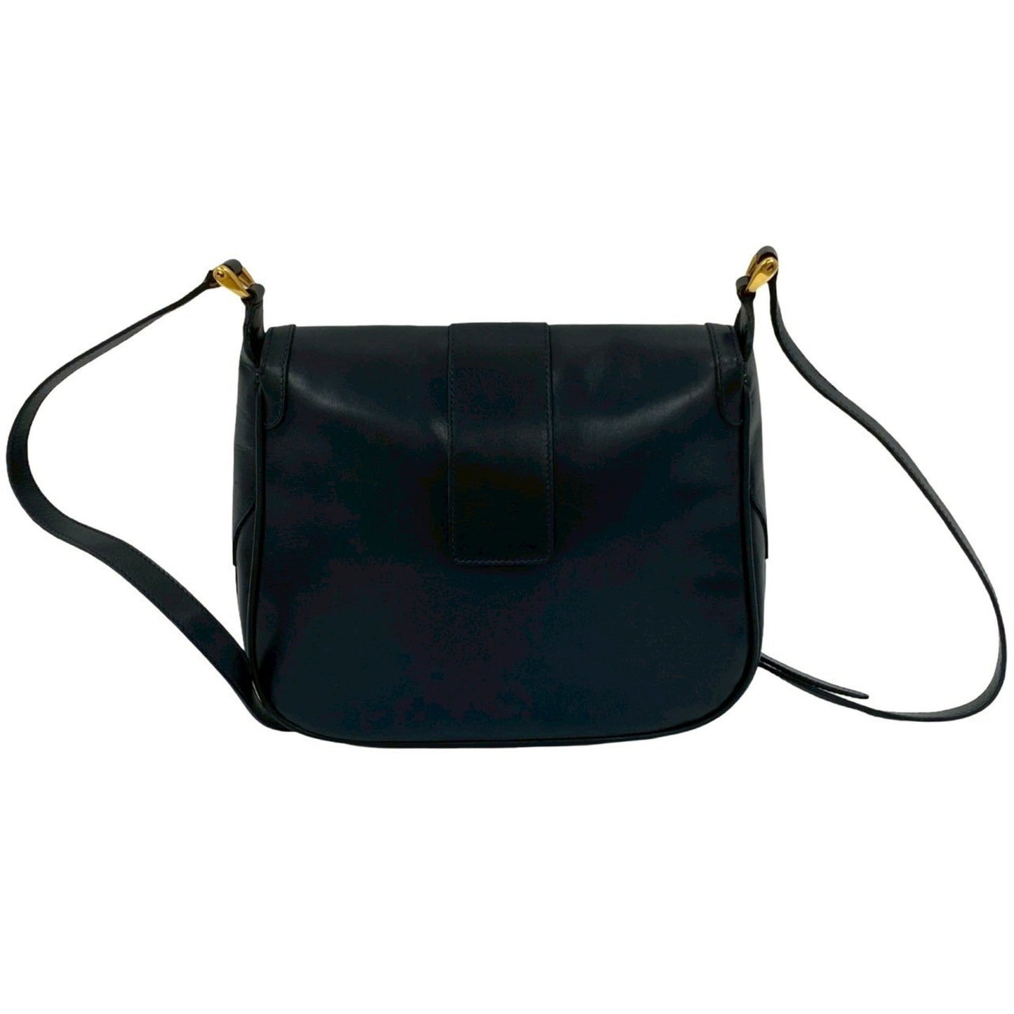 Gucci Navy Leather Pochette Shoulder Bag ( )