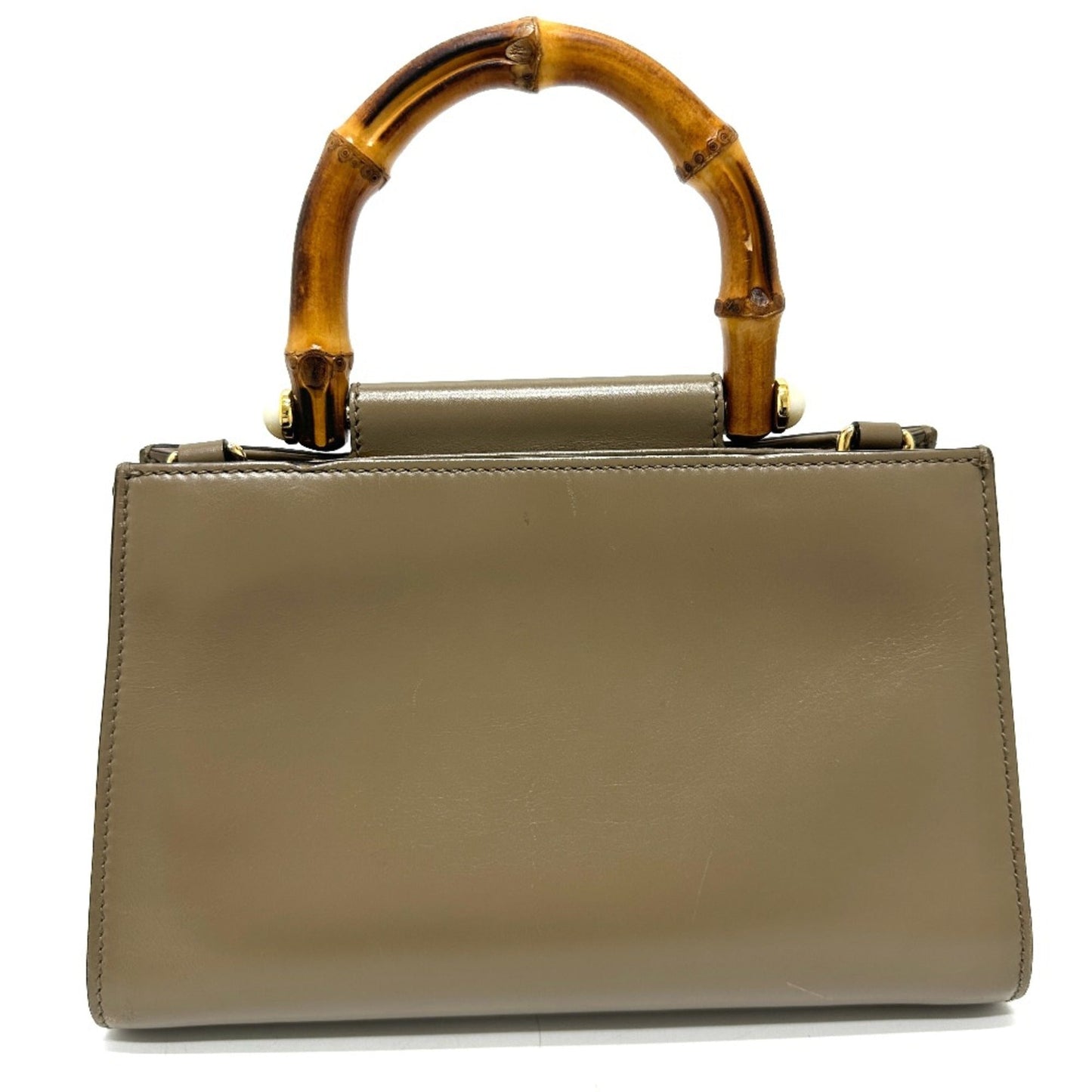 Gucci Brown Leather Handbag ( )