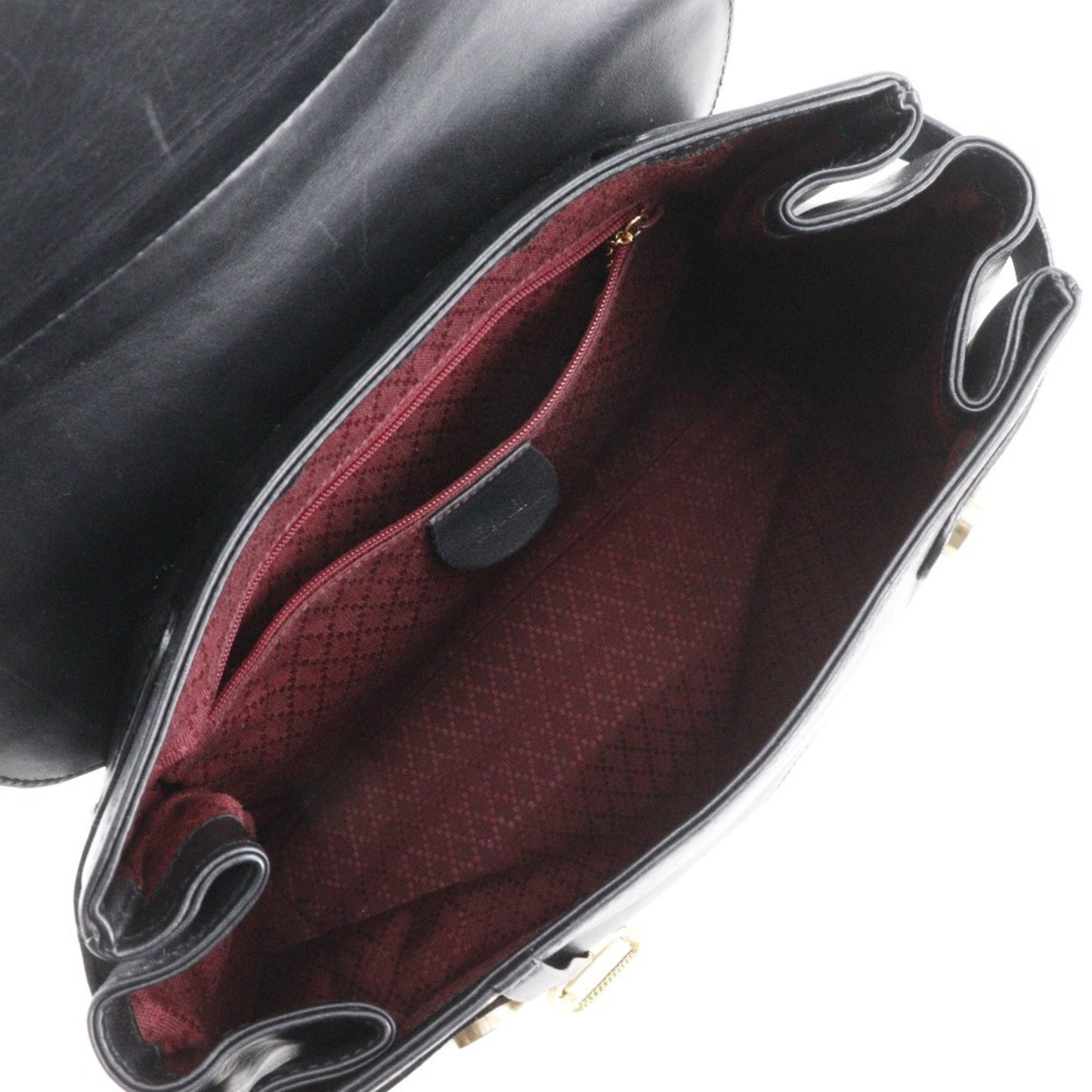 Gucci Black Leather Backpack ( )