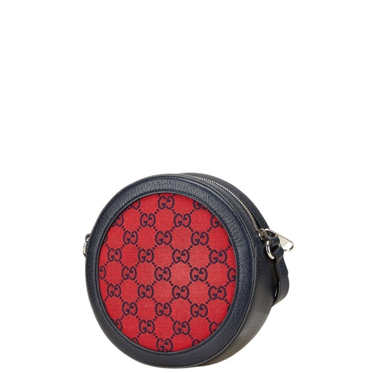 Gucci Gg Canvas Black Red Color Gg Canvas Shoulder Bag ( )