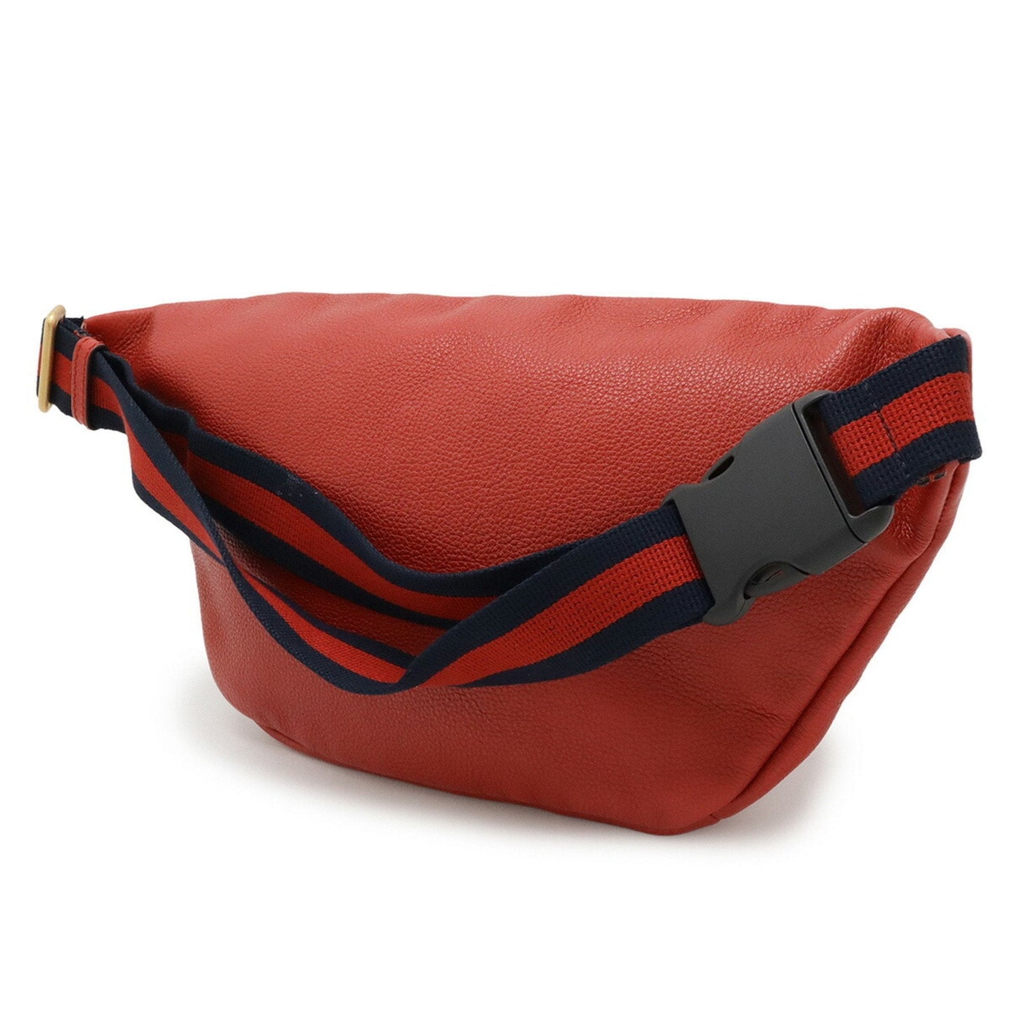Gucci Green Red Color Yellow Leather Fanny Pack ( )