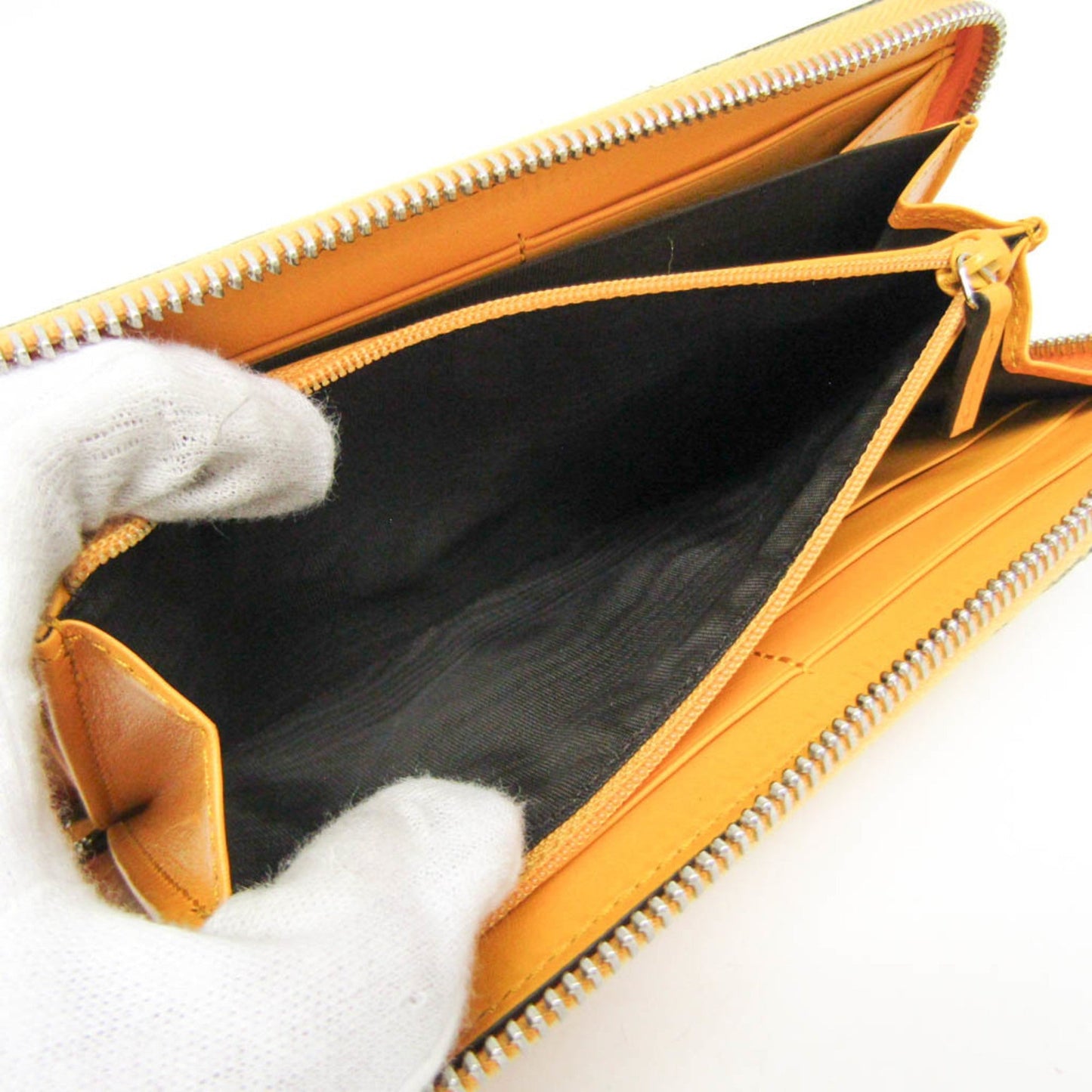 Gucci Yellow Leather Long Wallet (Bi-Fold) ( )