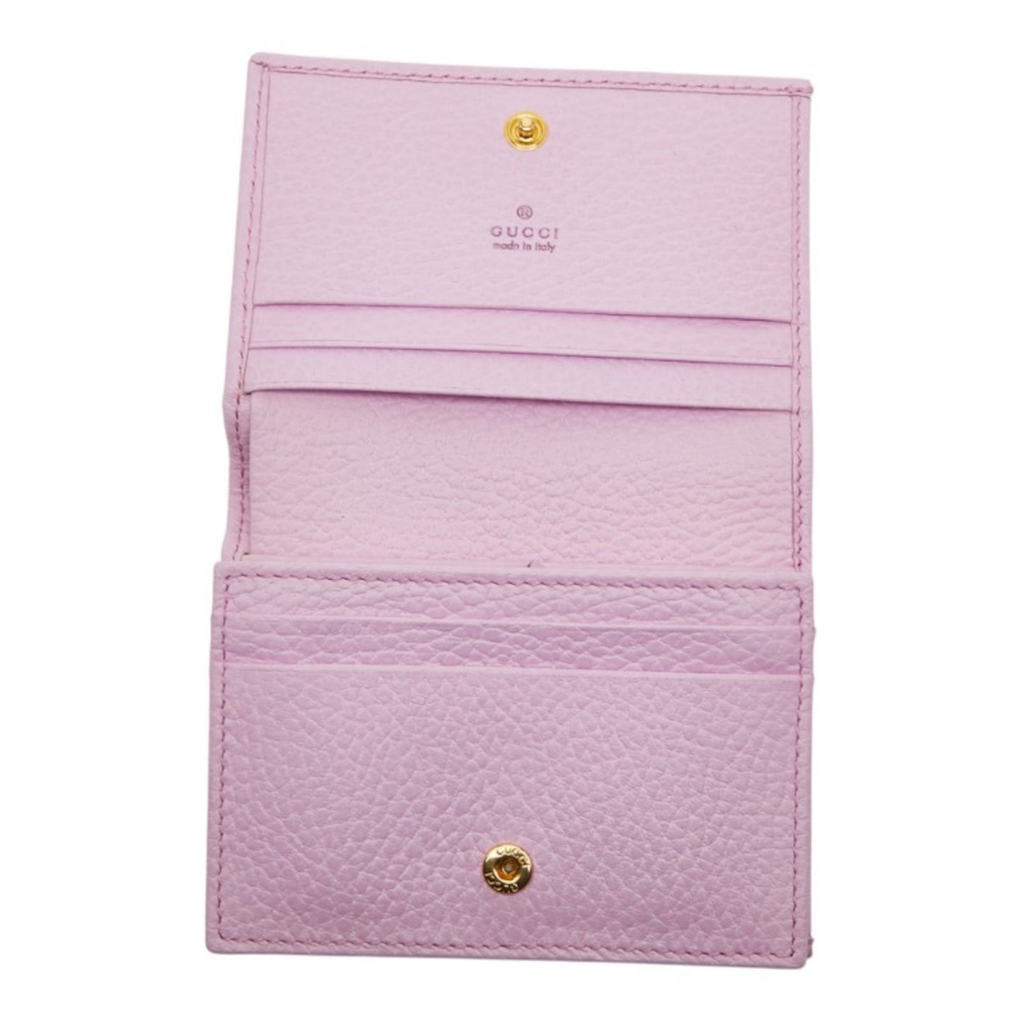 Gucci Pink Leather Wallet (Bi-Fold) ( )