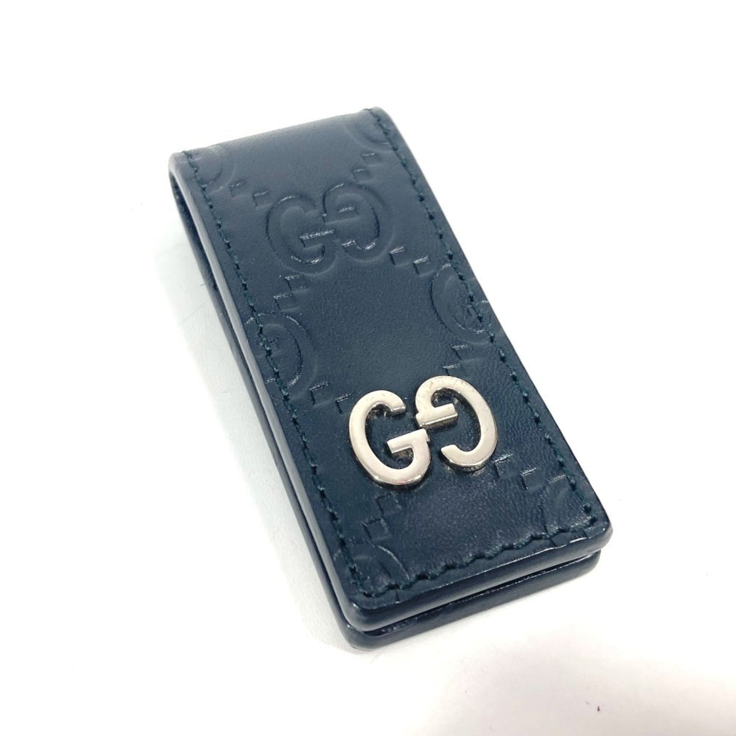 Gucci Black Leather Money Clip ( )