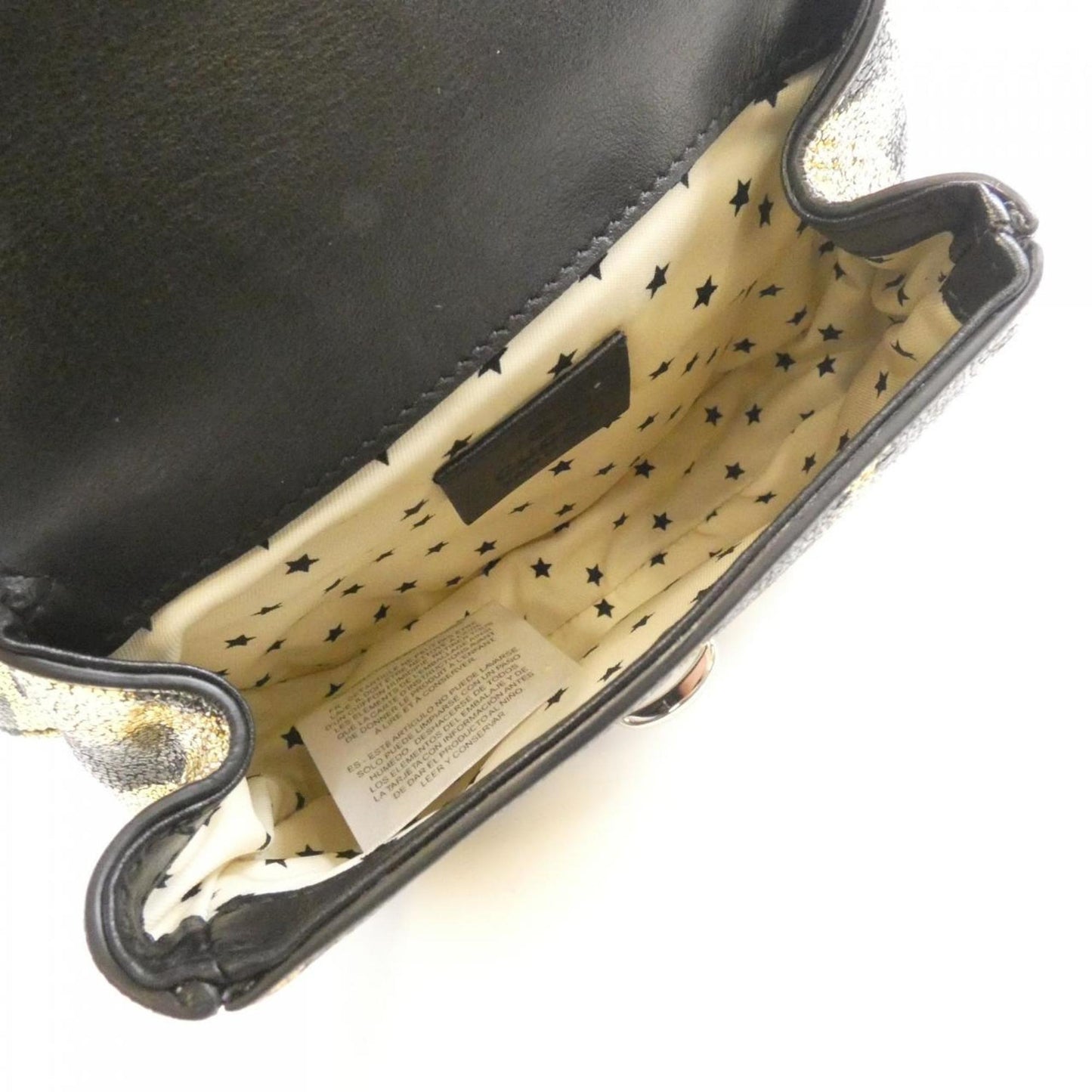 Gucci Black Gold Leather Fanny Pack ( )