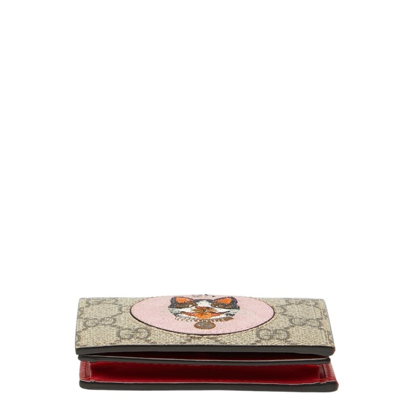Gucci Beige Multi-Color Pvc Wallet (Bi-Fold) ( )