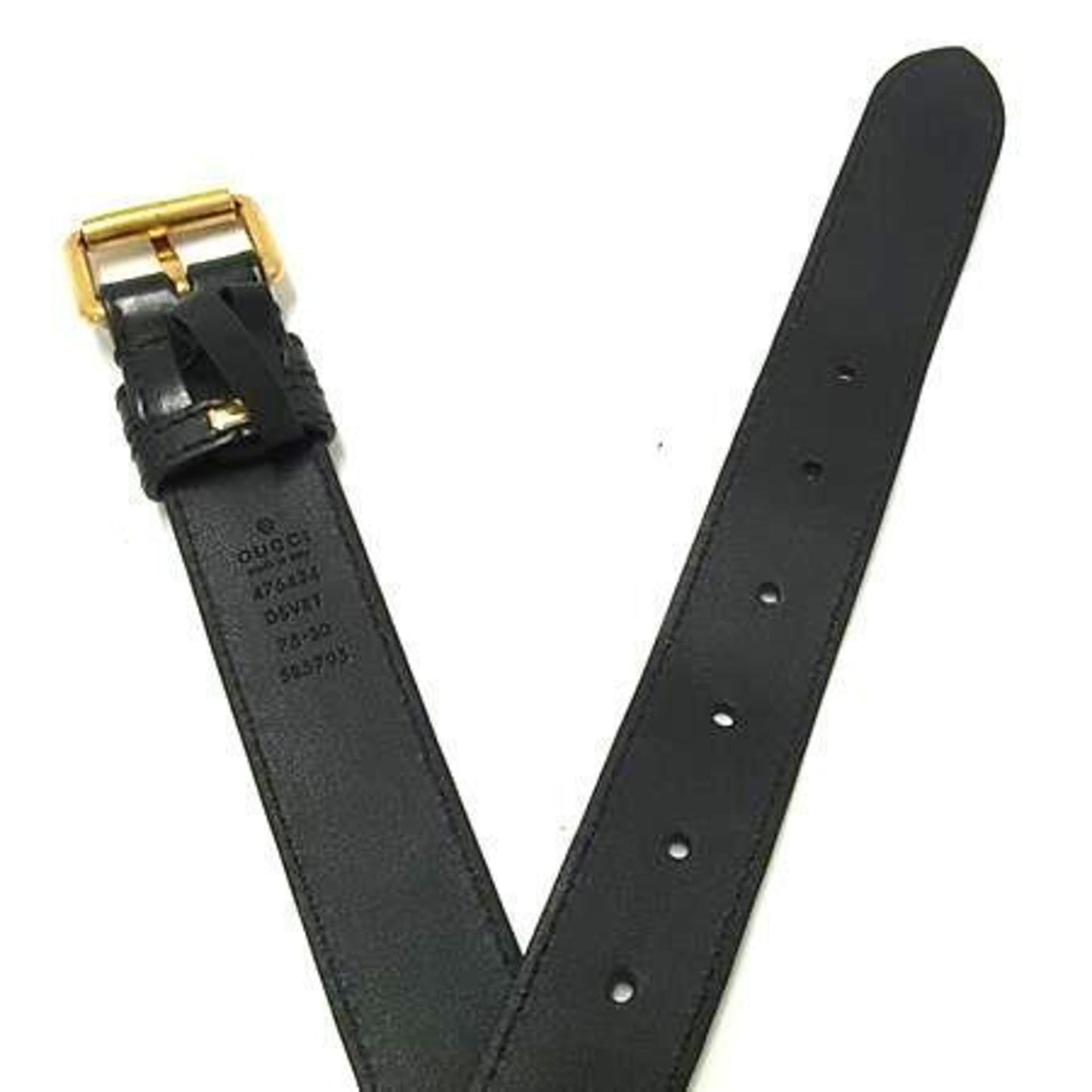 Gucci Black Leather Fanny Pack Shoulder Bag ( )