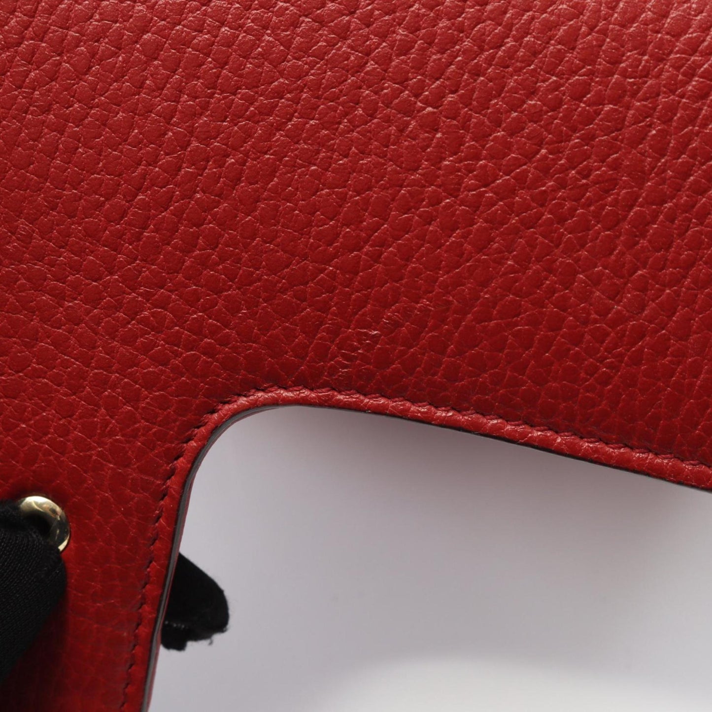 Gucci Red Color Leather Shoulder Bag ( )