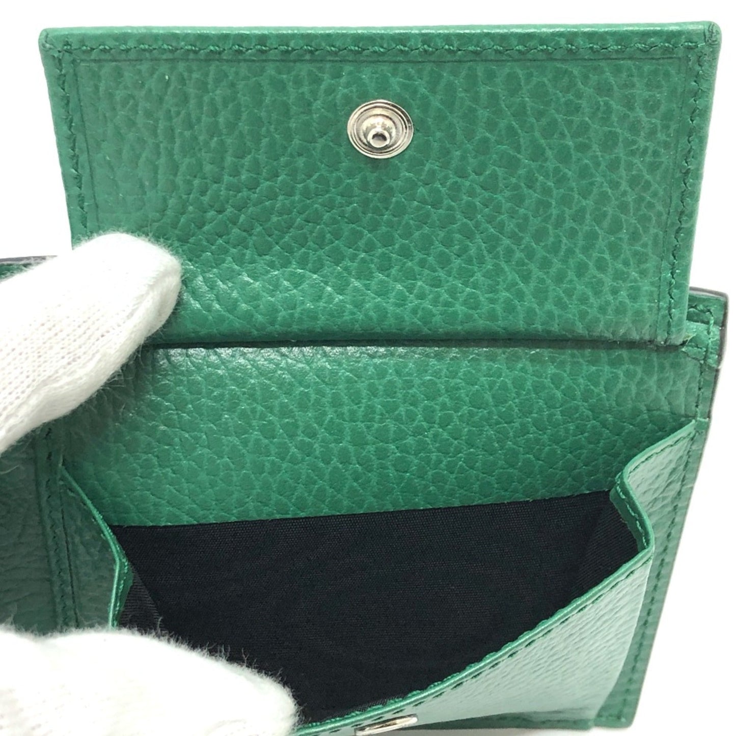 Gucci Black Leather Wallet (Bi-Fold) ( )