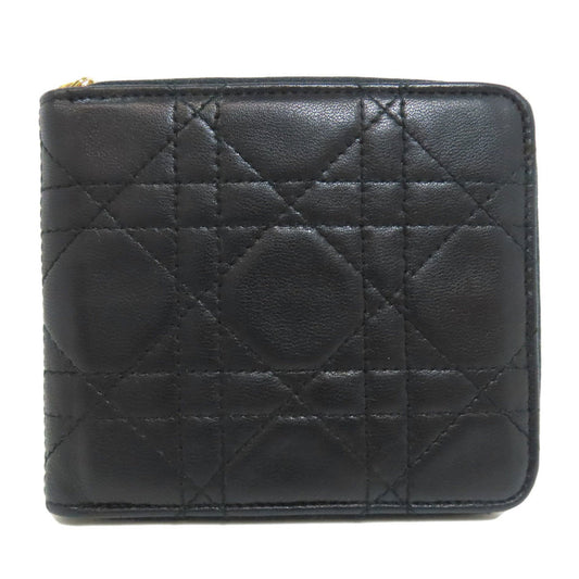 Christian Dior Black Leather Wallet (Bi-Fold) ()