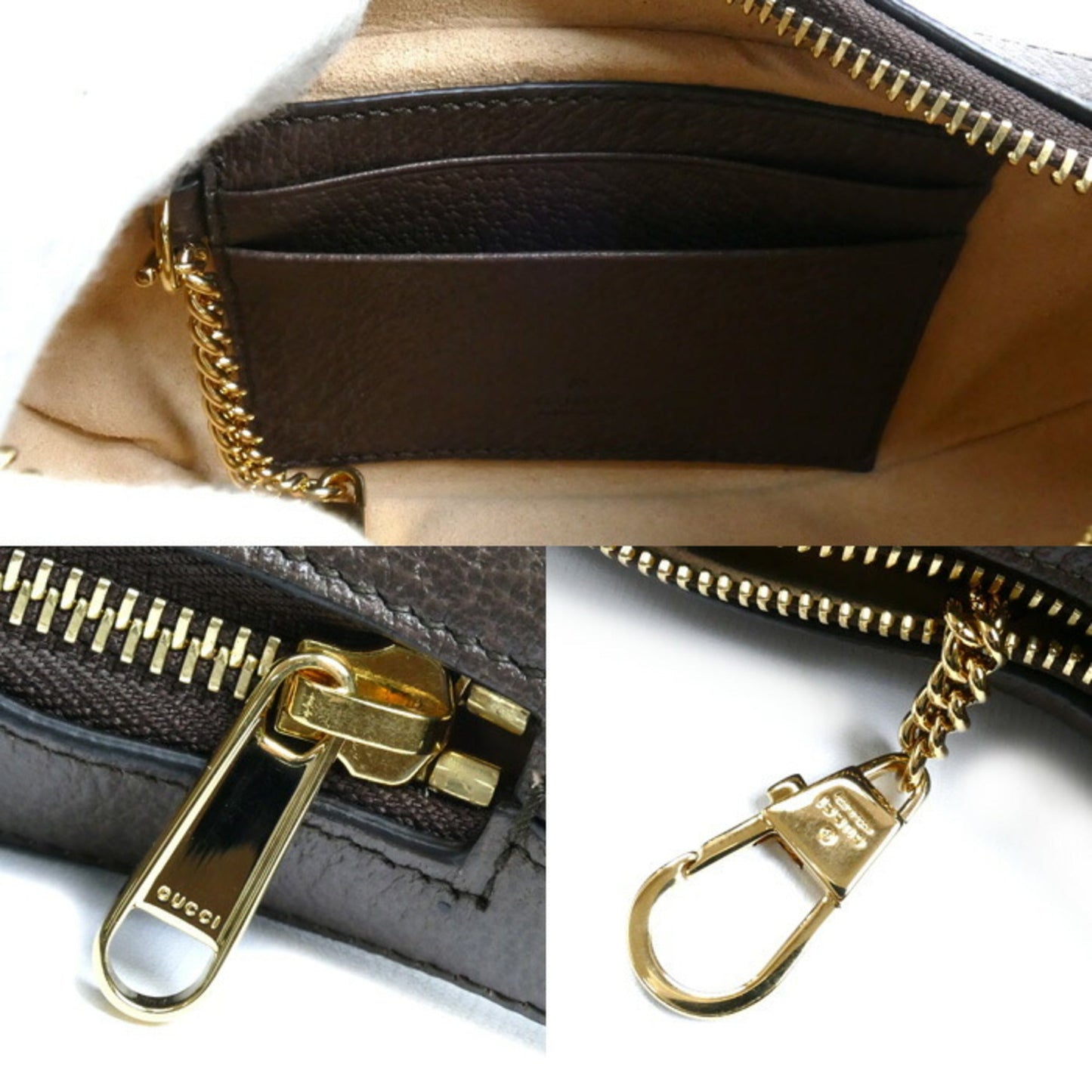 Gucci Beige Gg Supreme Canvas Leather Shoulder Bag ( )