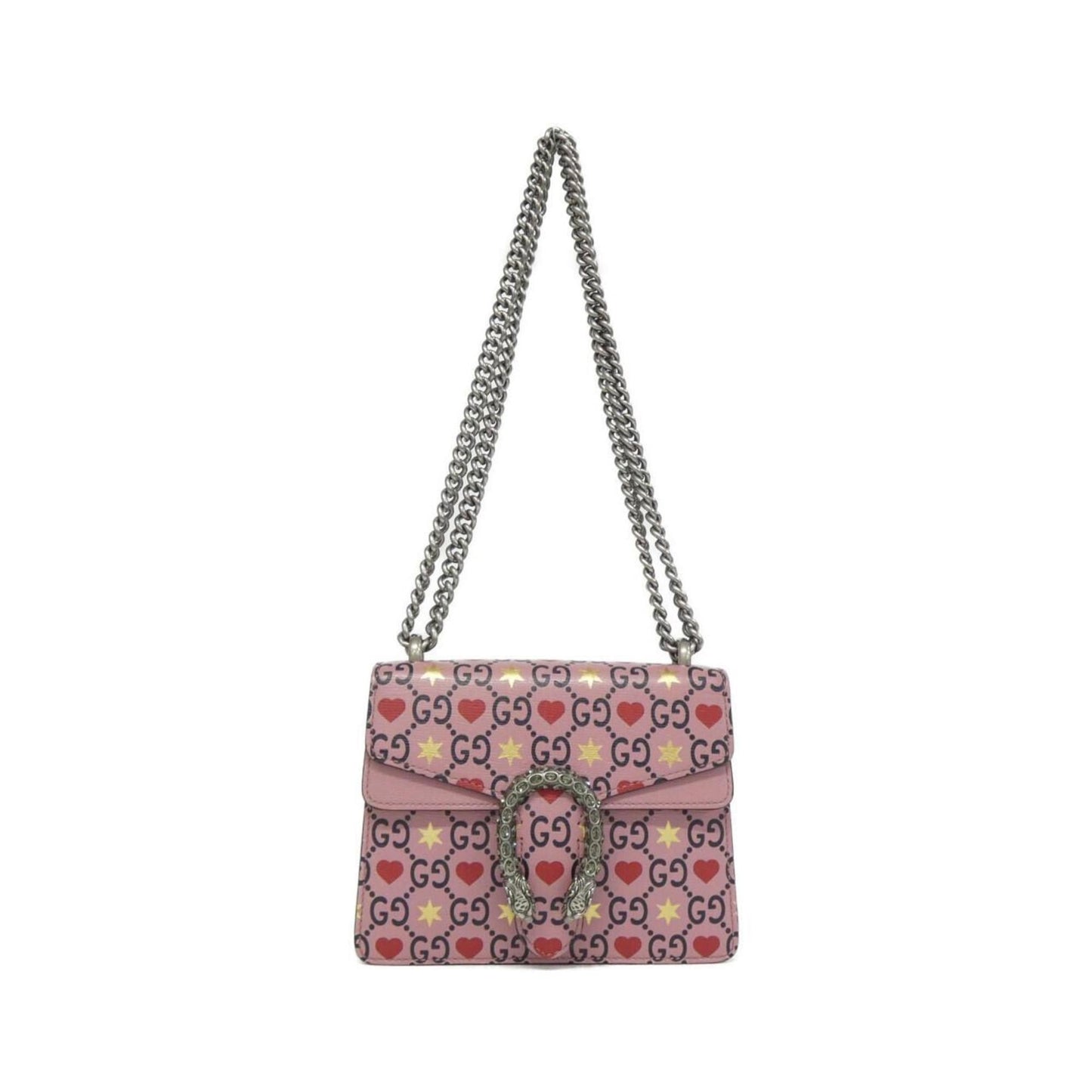 Gucci Pink Leather Shoulder Bag ( )