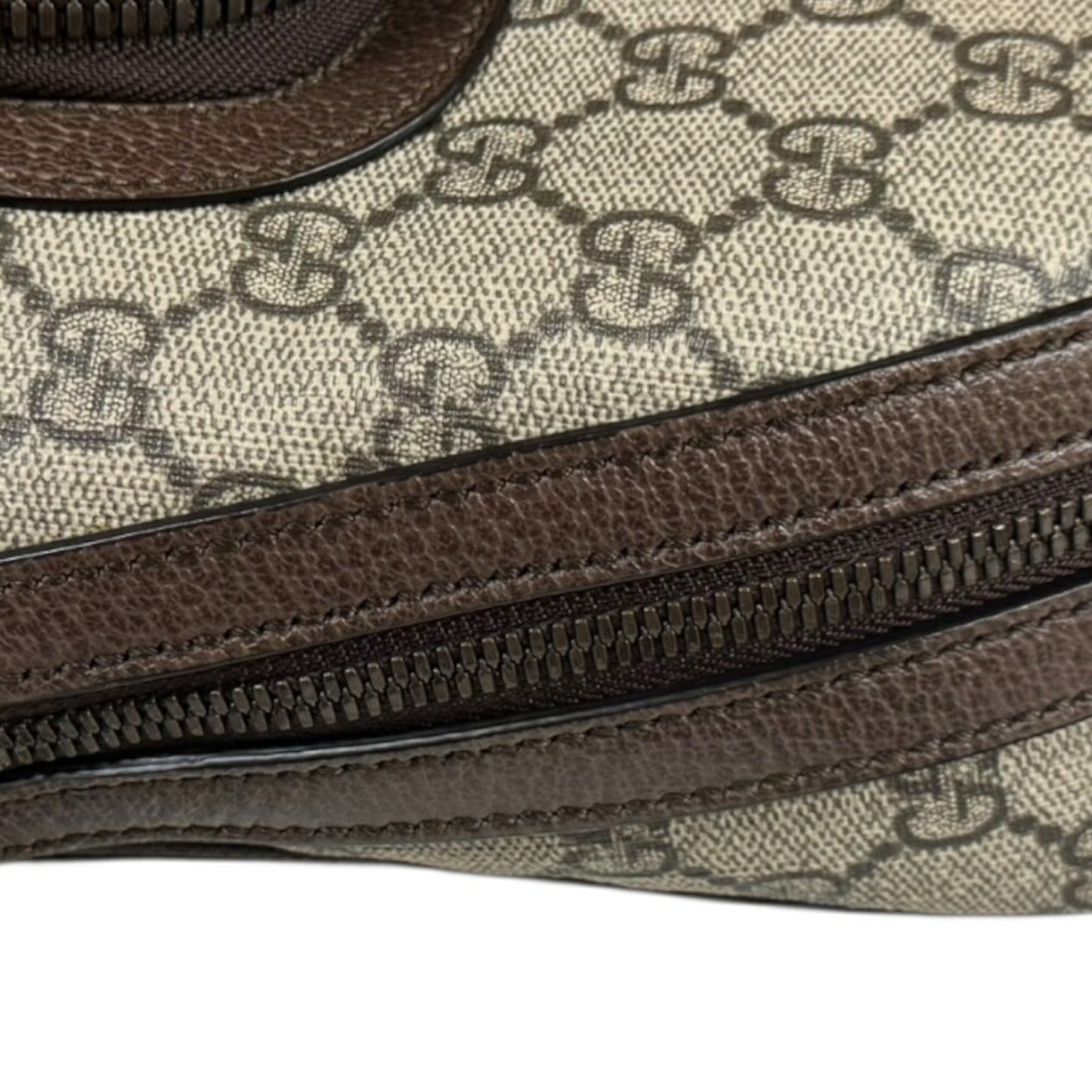 Gucci Beige Brown Gg Supreme Canvas Backpack ( )