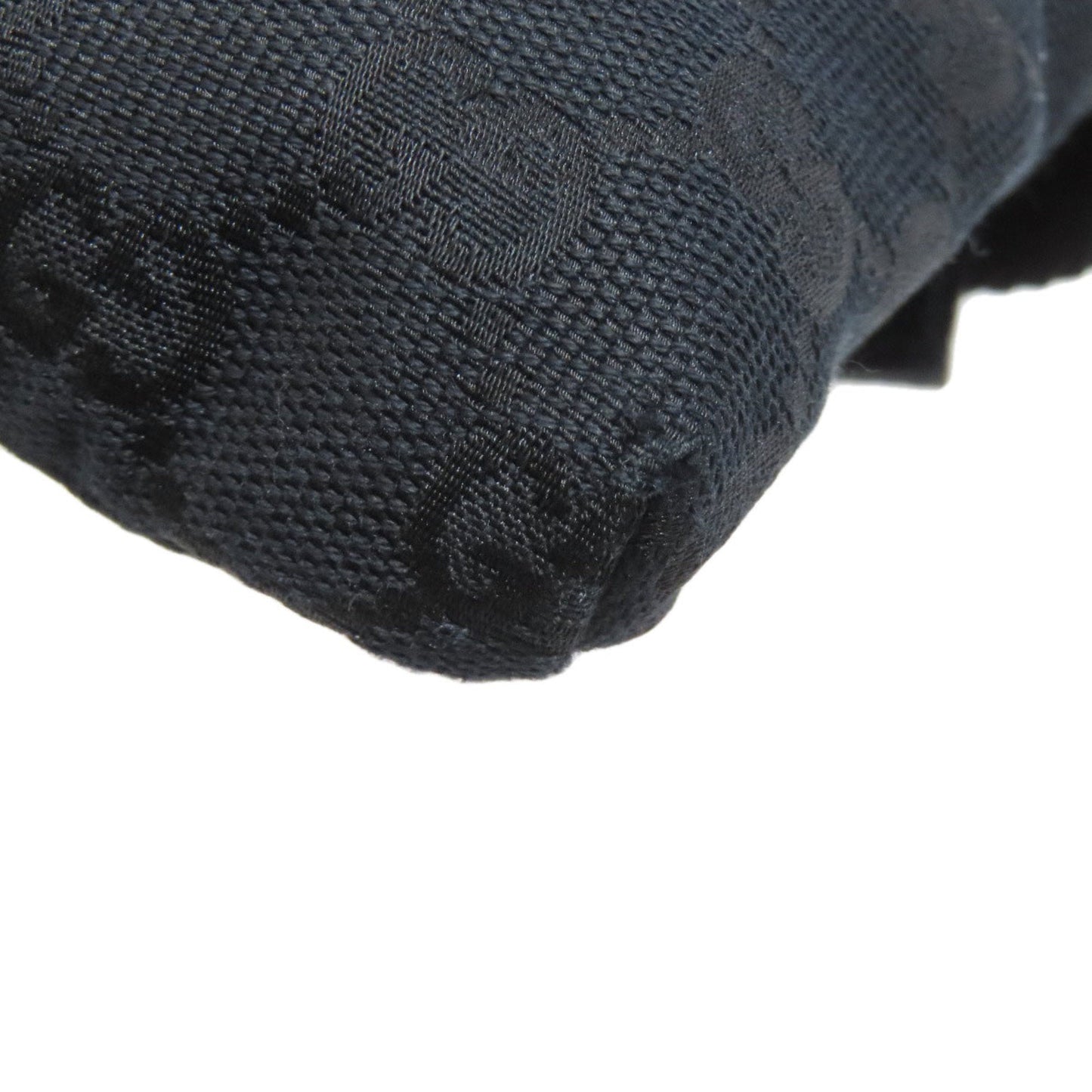 Gucci Black Canvas Fanny Pack Sling Bag ( )