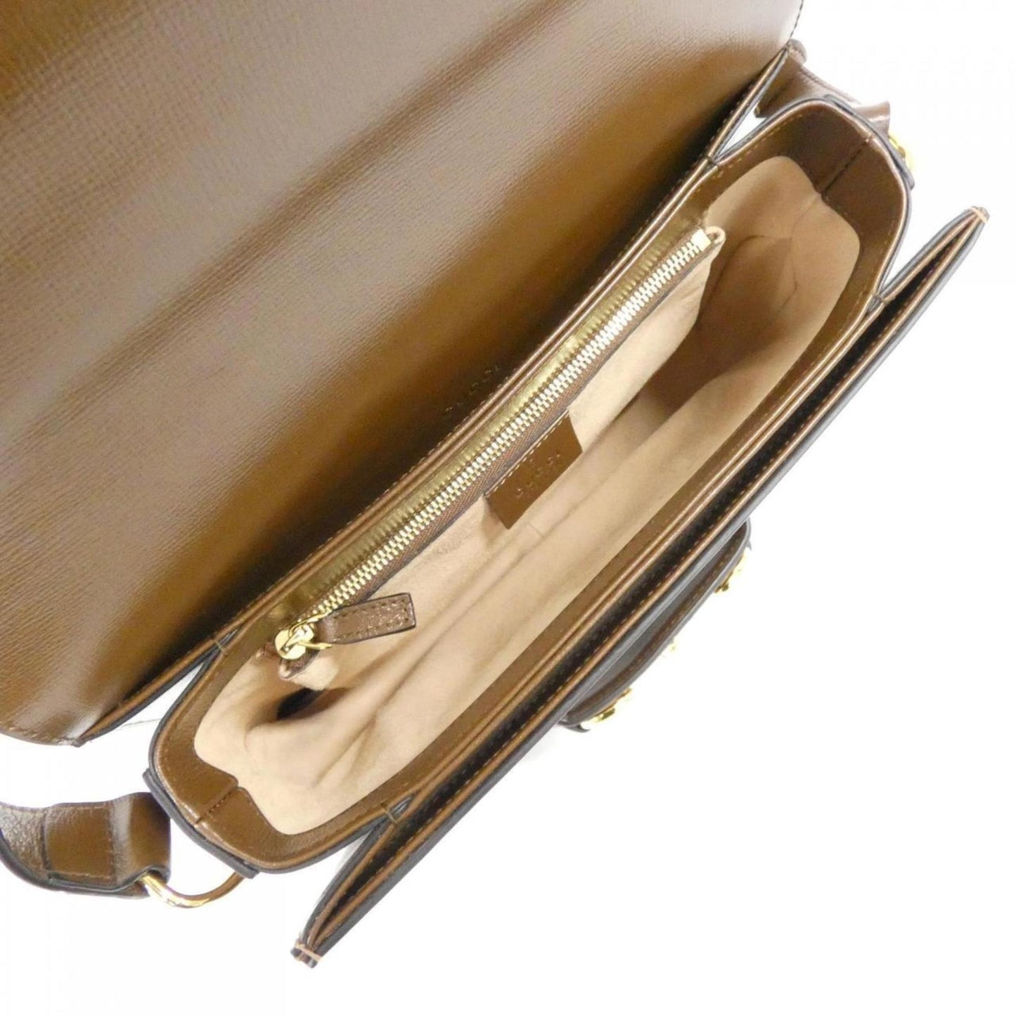 Gucci Beige Brown Gg Supreme Shoulder Bag ( )