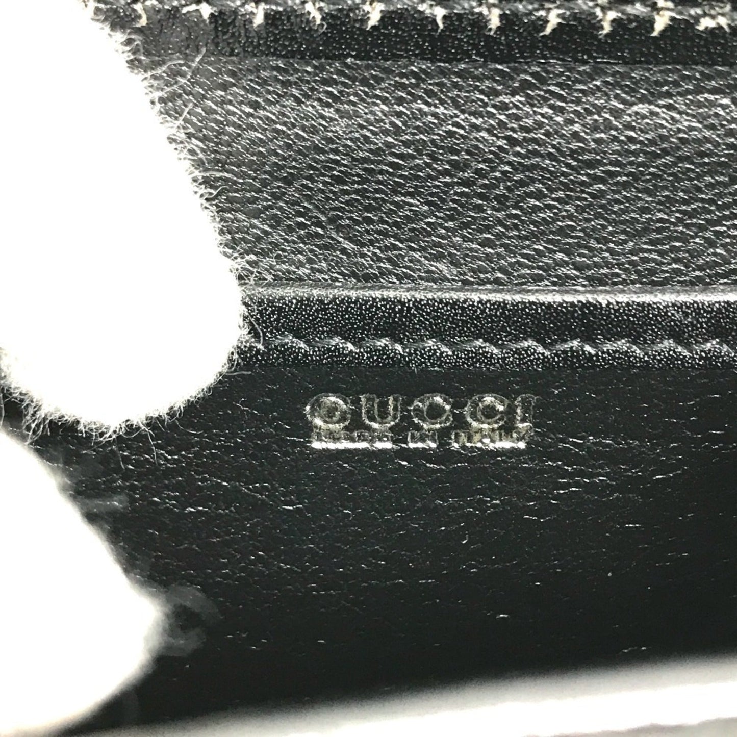 Gucci Black Leather Shoulder Bag ( )