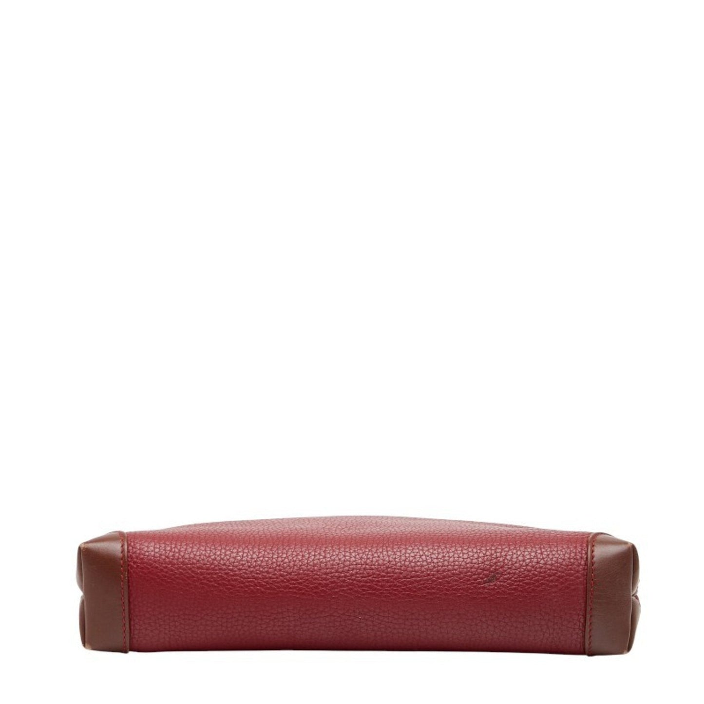 Gucci Red Brown Leather Shoulder Bag ( )