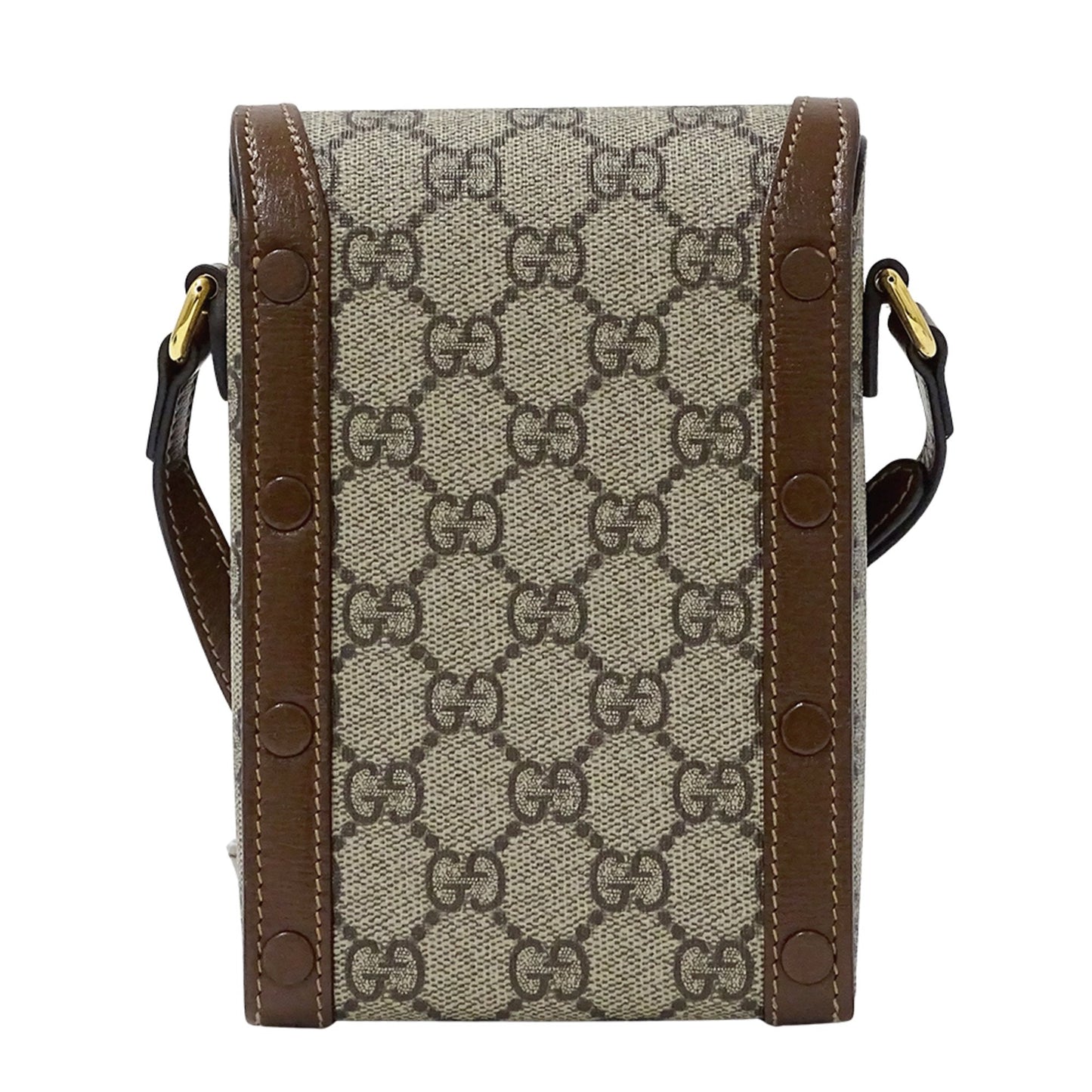 Gucci Beige Brown Gg Supreme Shoulder Bag ( )