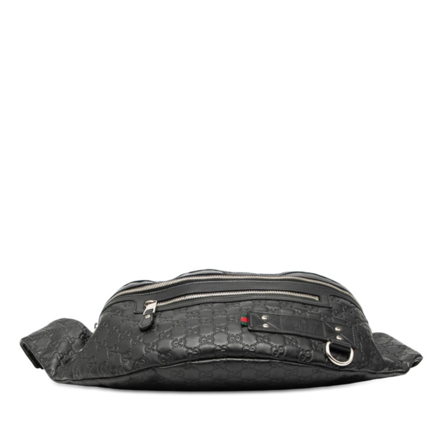 Gucci Guccissima Black Leather Sling Bag ( )