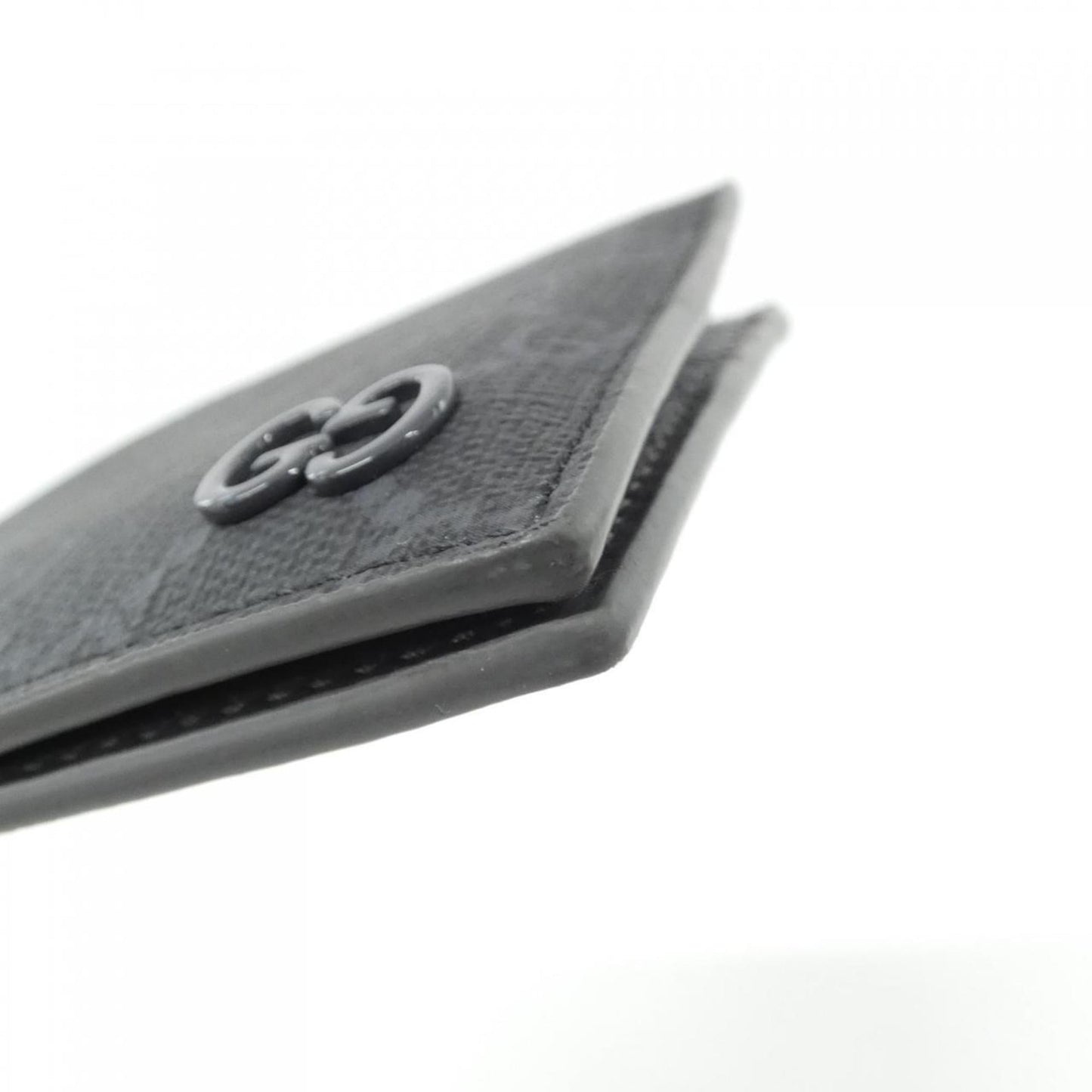 Gucci Black Gray Gg Supreme Canvas Bill Wallet (Bi-Fold) ( )