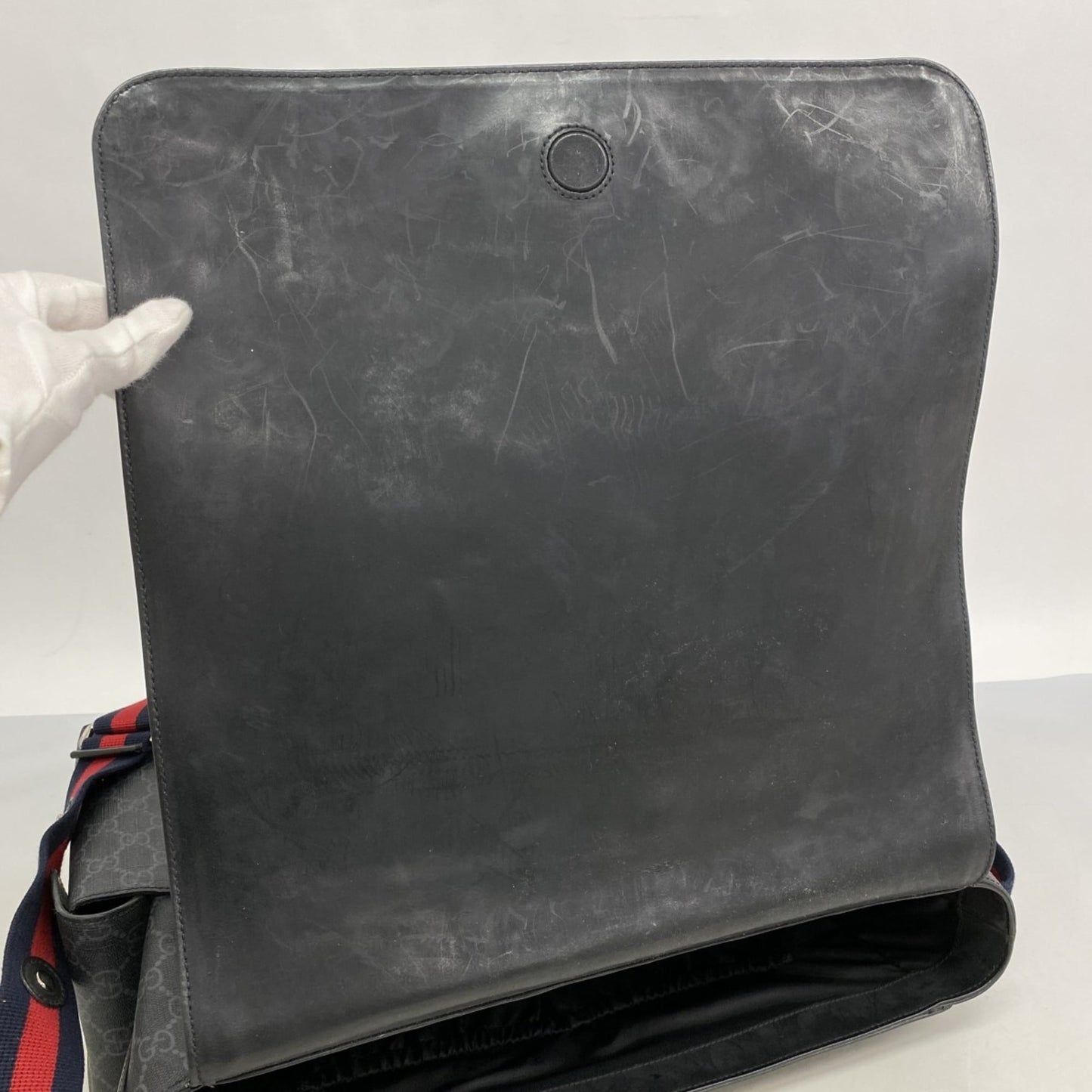 Gucci Black Pvc Shoulder Bag ( )