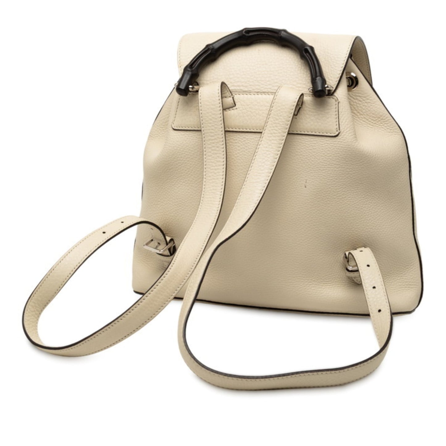 Gucci Ivory White Leather Backpack ( )