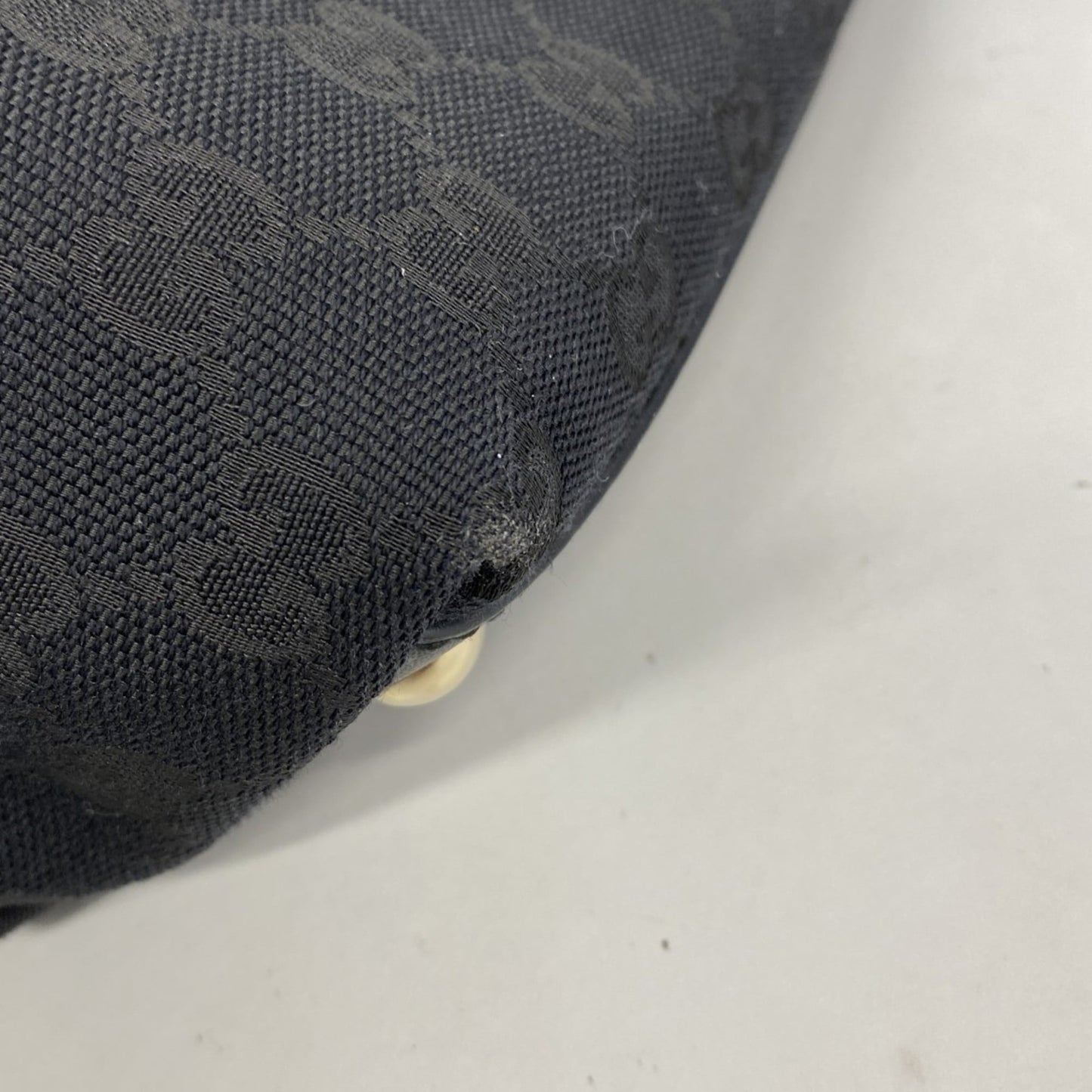 Gucci Black Canvas Tote Bag ( )
