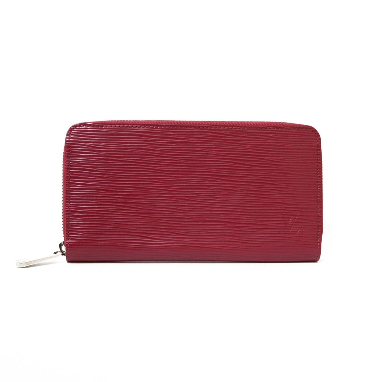 Louis Vuitton Long Wallet Epi LV Zippy M60307 Purple Wine Red Women's Men's Leather