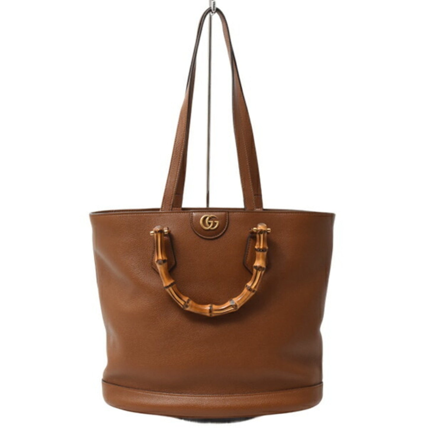 Gucci Beige Leather Tote Bag ( )