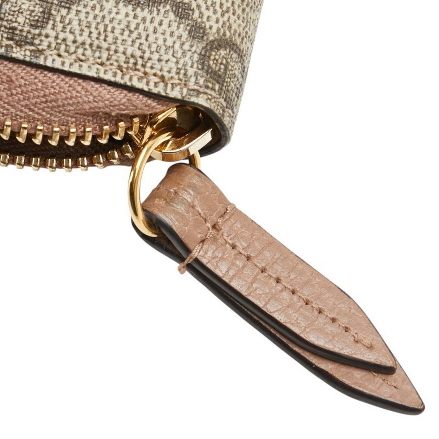 Gucci Beige Pvc Leather Long Wallet (Bi-Fold) ( )
