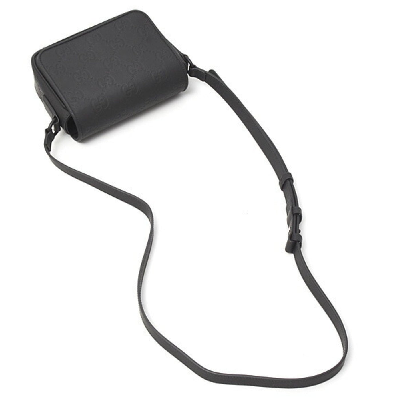Gucci Black Rubber Shoulder Bag ( )