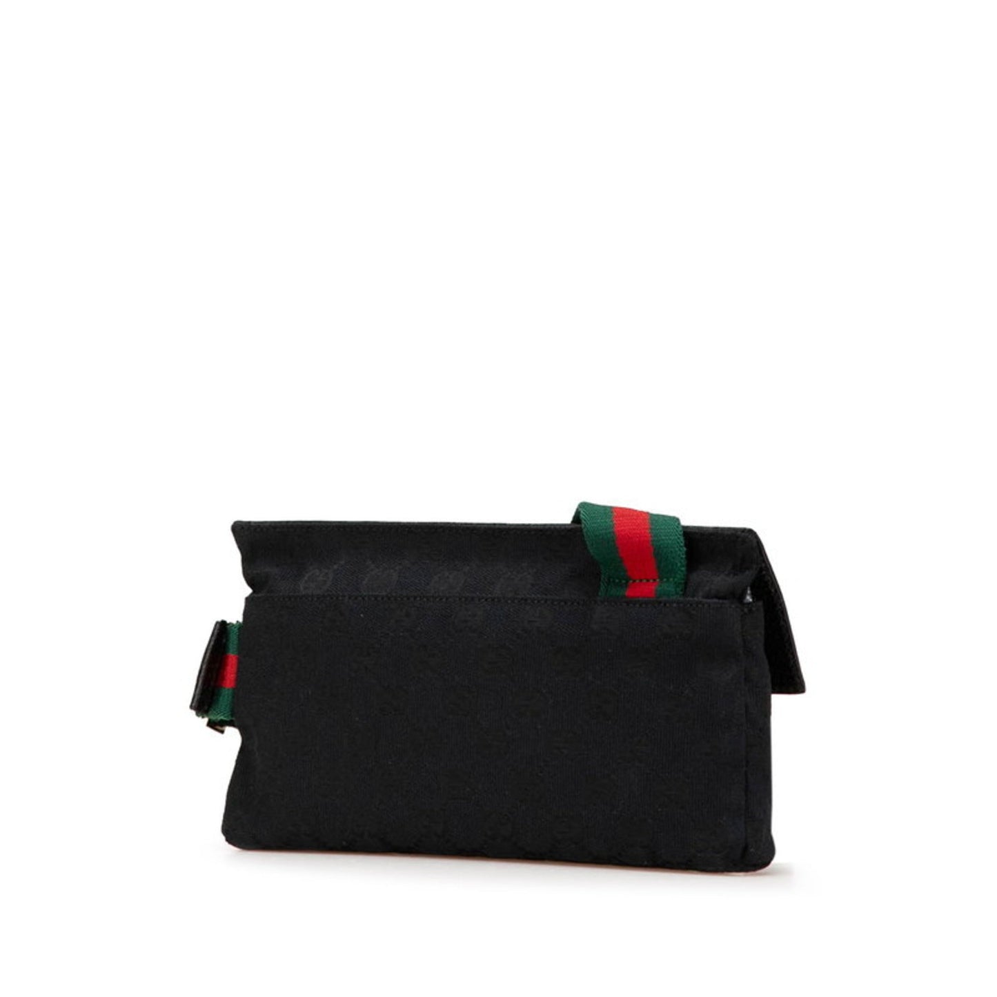 Gucci Black Canvas Leather Fanny Pack ( )