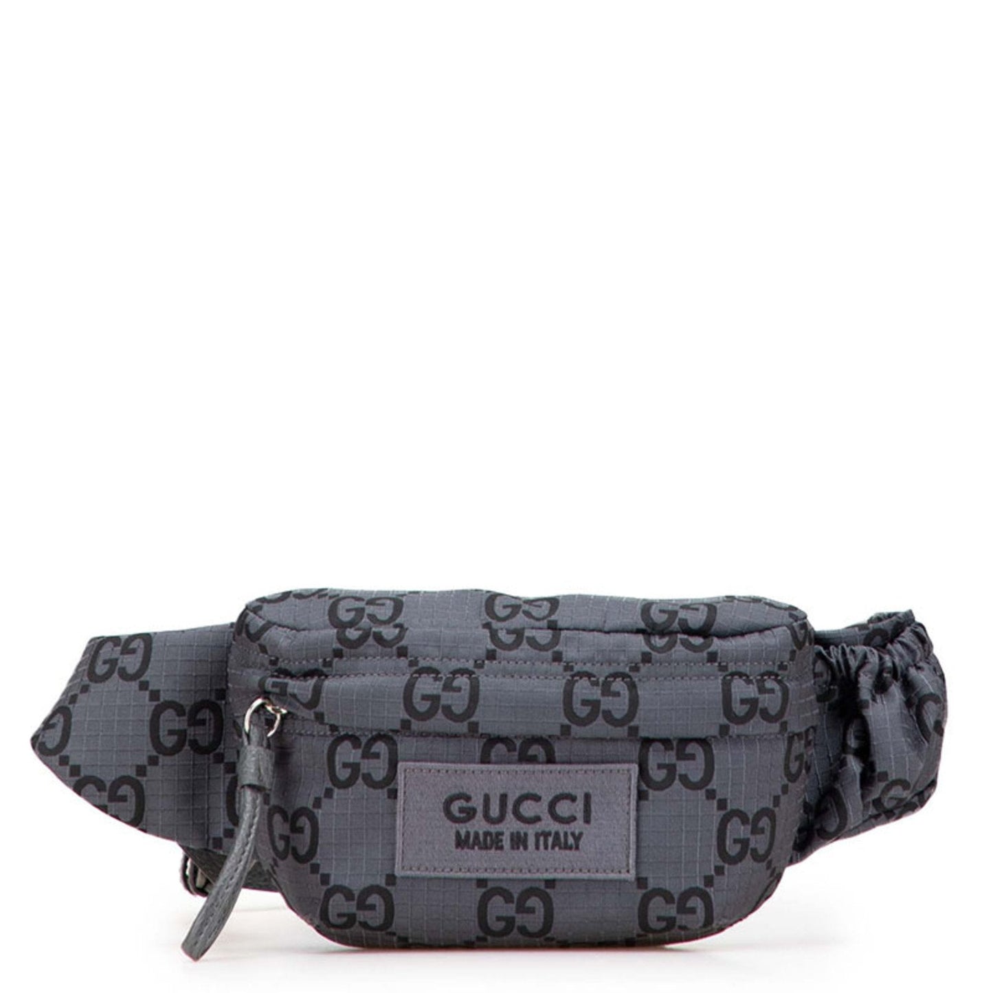 Gucci Gray Nylon Leather Fanny Pack ( )