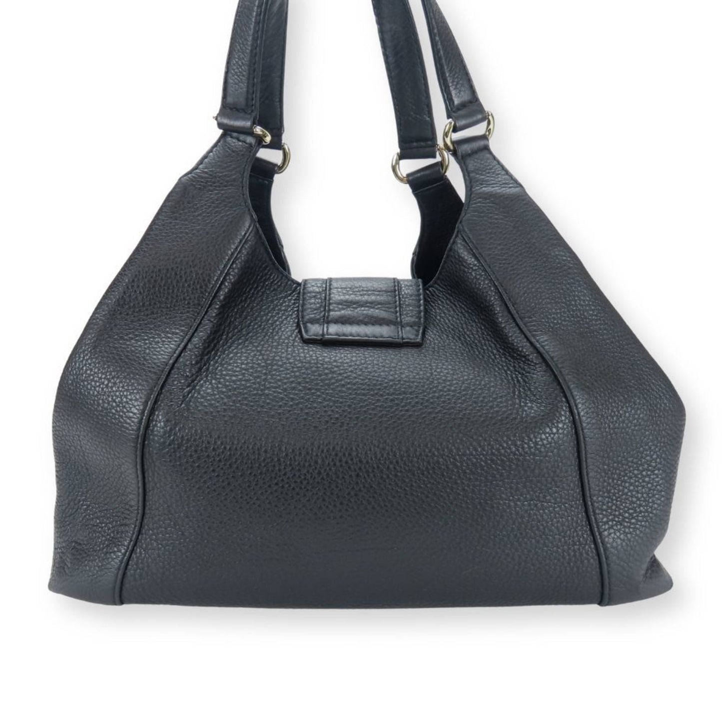 Gucci Black Leather Tote Bag ( )
