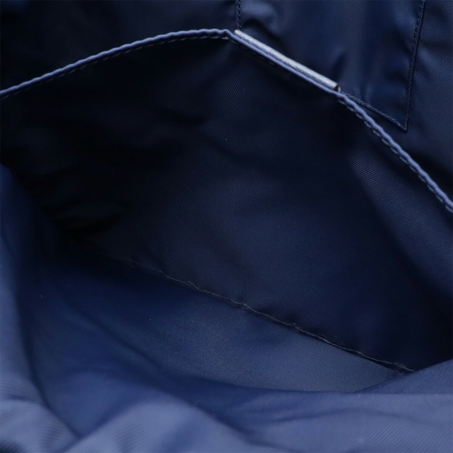 Gucci Navy Nylon Leather Backpack ( )