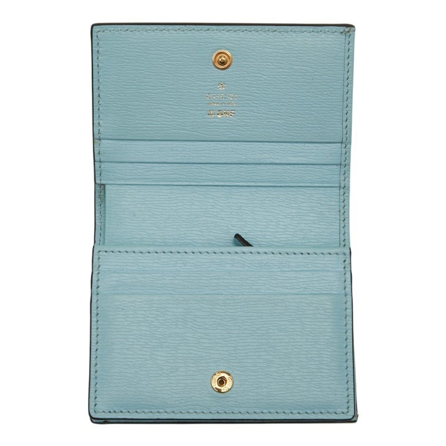 Gucci Blue Leather Wallet (Bi-Fold) ( )