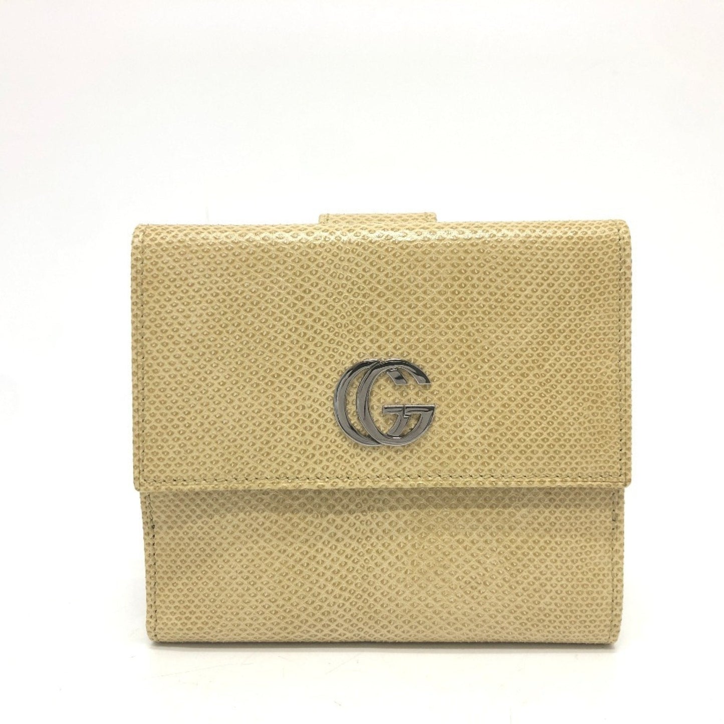 Gucci Beige Leather Wallet (Bi-Fold) ( )